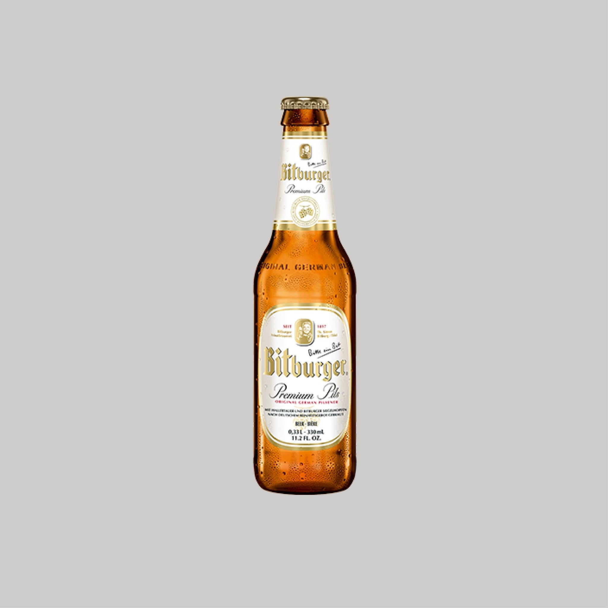 Bitburger Pilsner Bottle 330ml 4.8% - Time2Drink