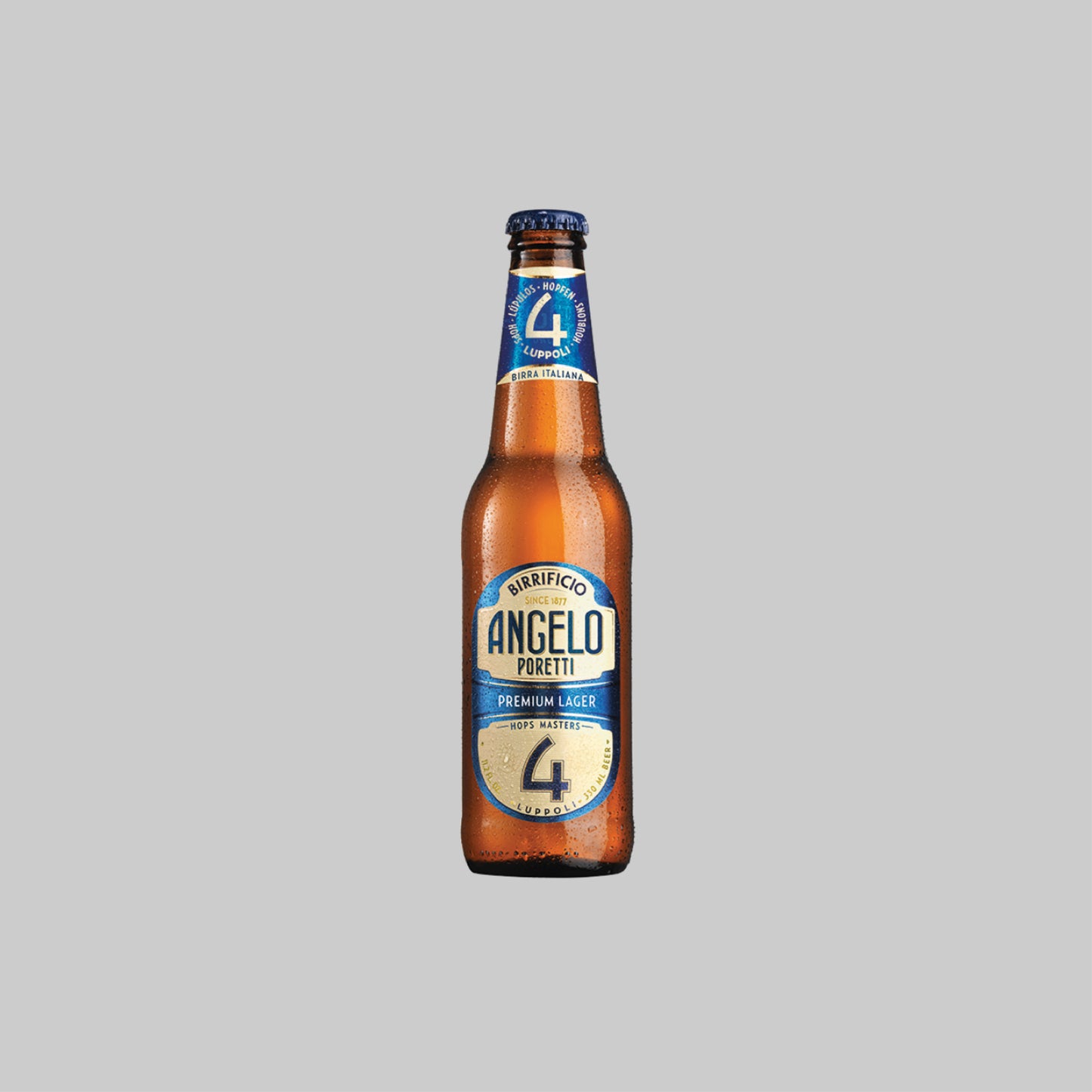 Birrificio Angelo Poretti 4 Luppoli Lager Bottle 330ml 5.0% - Time2Drink