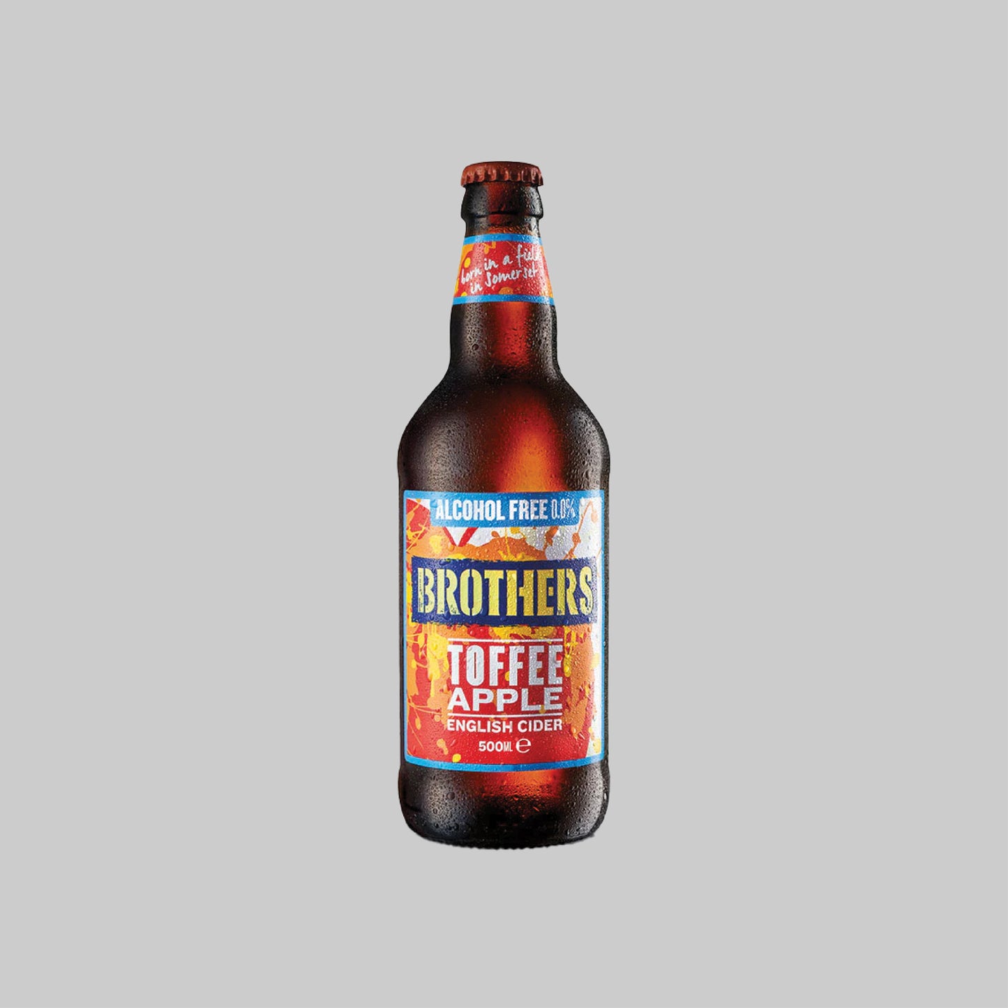 Brothers Toffee Apple Alcohol Free English Cider Bottle 500ml 0.0% - Time2Drink