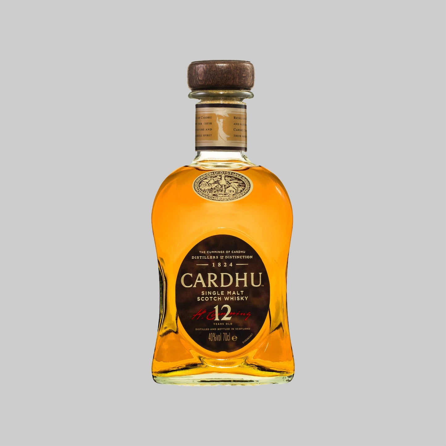 Cardhu 12 Years Old Single Malt Scotch Whisky 700ml 40.0% - Time2Drink