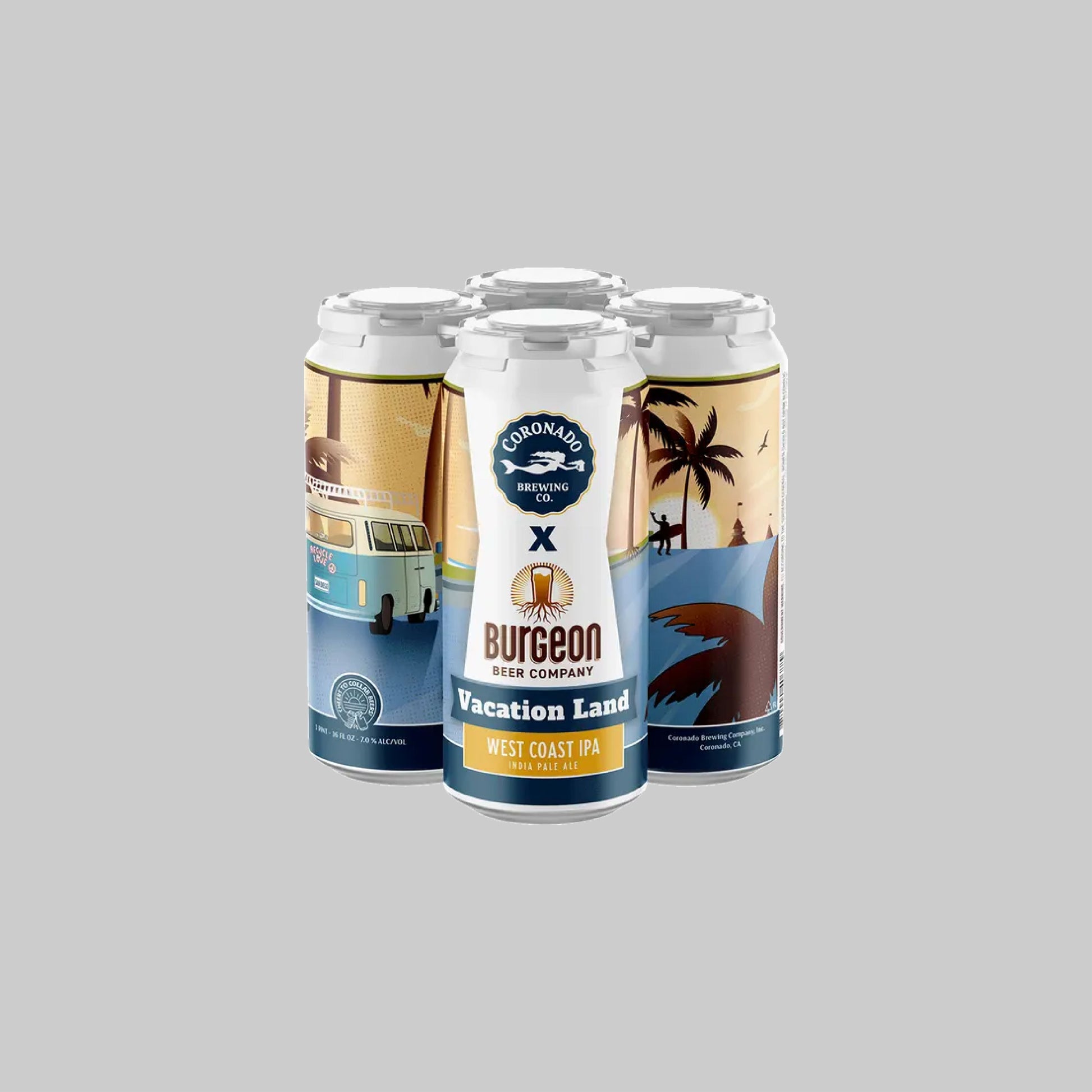 Coronado Vacation Land West Coast IPA 473ml 7.0% | Time2Drink