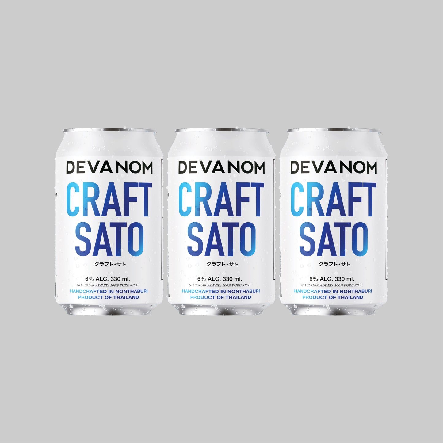 Devanom Original Thai Craft Sato Can 330ml 6.0% (Pack of 3) - Time2Drink
