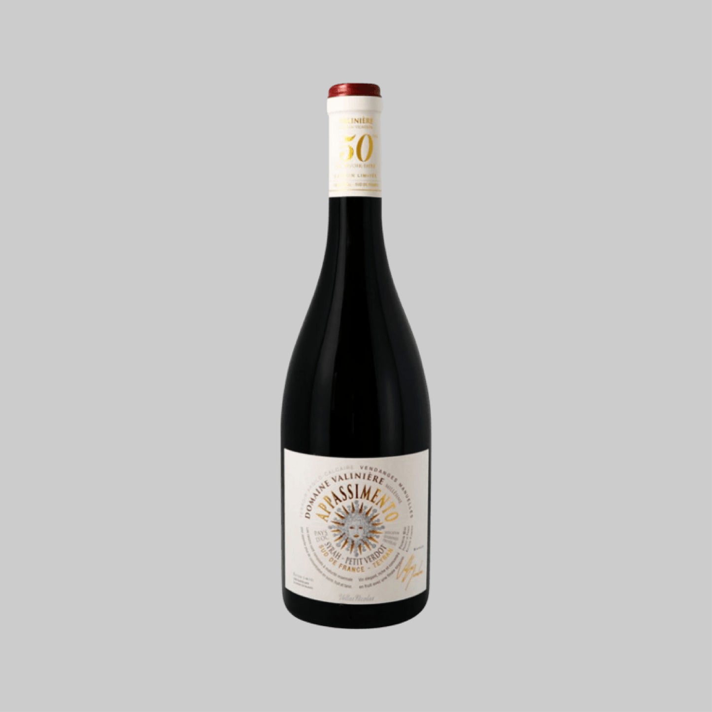 Domaine Valinière Appassimento Syrah–Petit Verdot Pays d’Oc IGP 2020 750ml 15.0% | Time2Drink