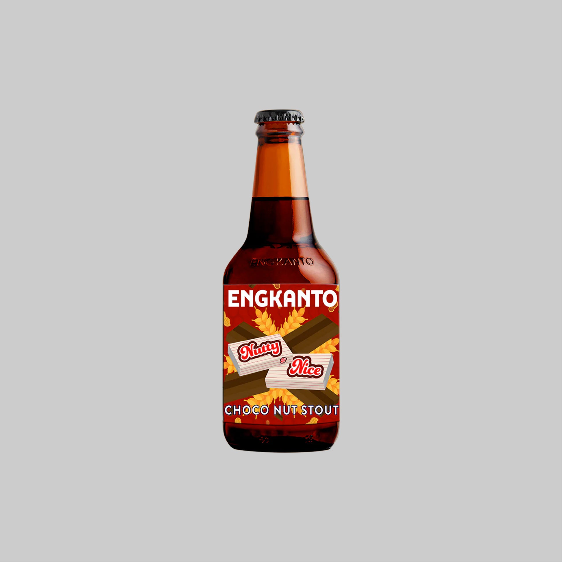 Engkanto Nutty & Nice Choco Nut Stout Flavoured Stout Bottle 330ml 6.3% - Time2Drink