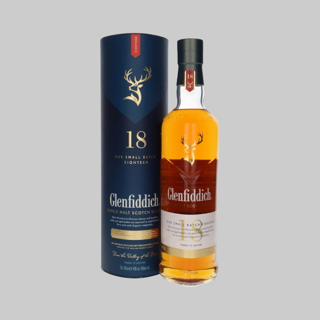 Glenfiddich 18 Year Old Single Malt Scotch Whisky 700ml 40.0% | TIME2DRINK