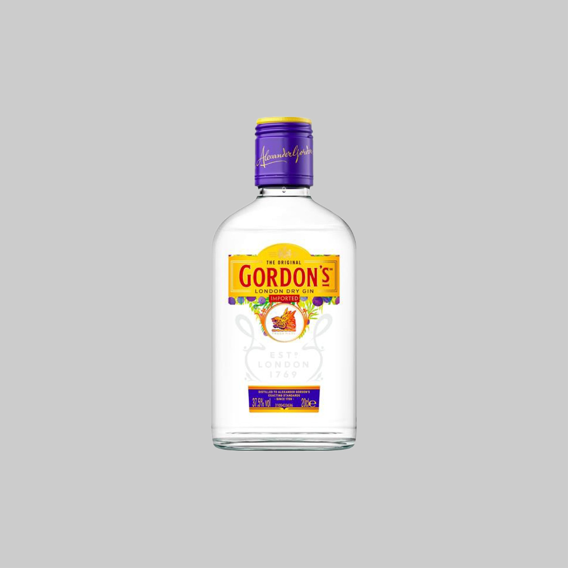 Gordon's Dry Gin 200ml 37.5% - Time2Drink