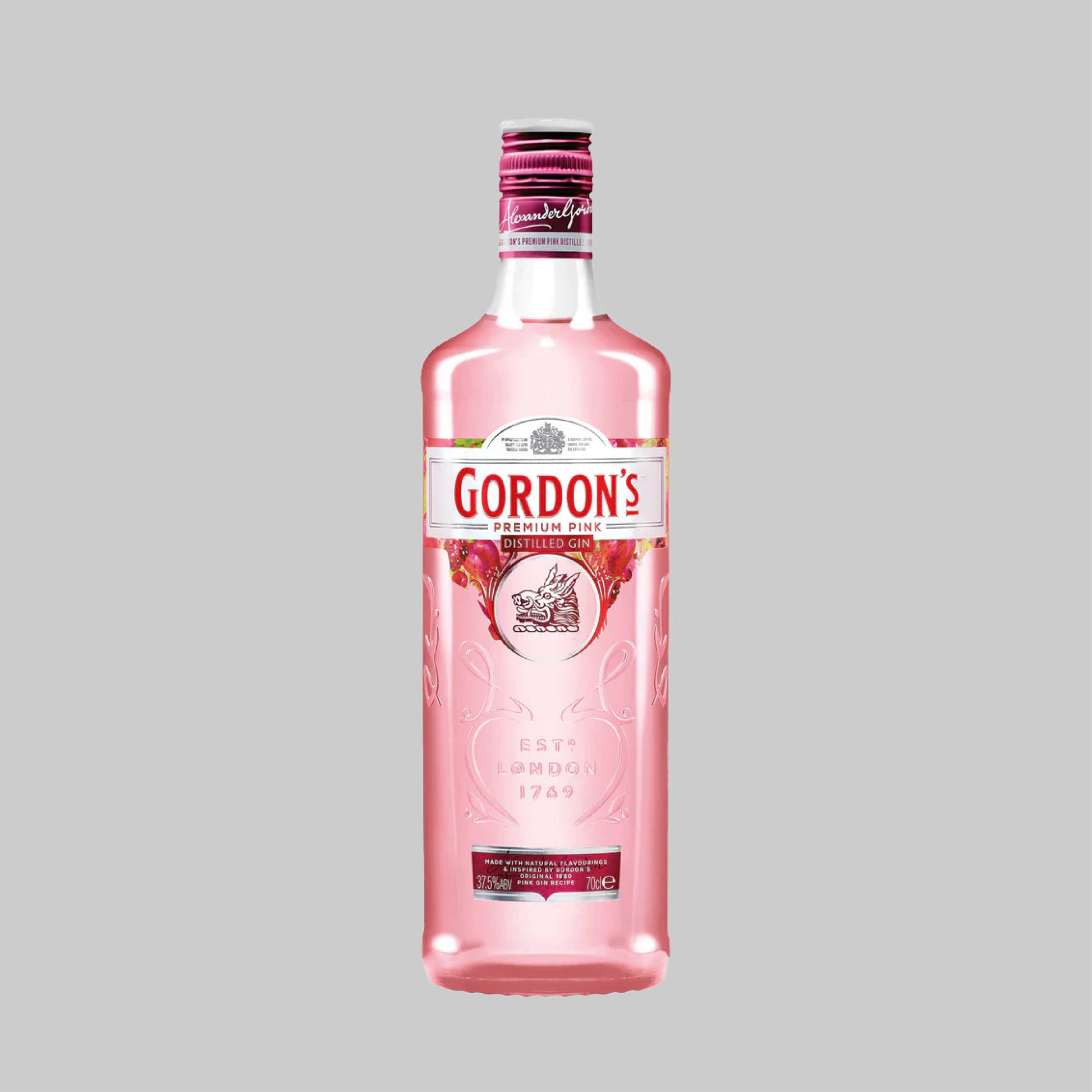 Gordon's Premium Pink Distilled Gin 750ml 37.5% - Time2Drink