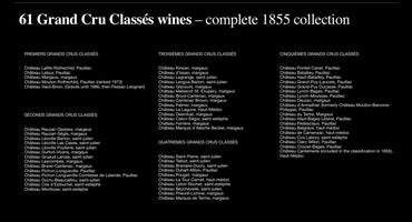 Grand Cru Classés 1855 – The Complete Collection by Smiling Dark Horse