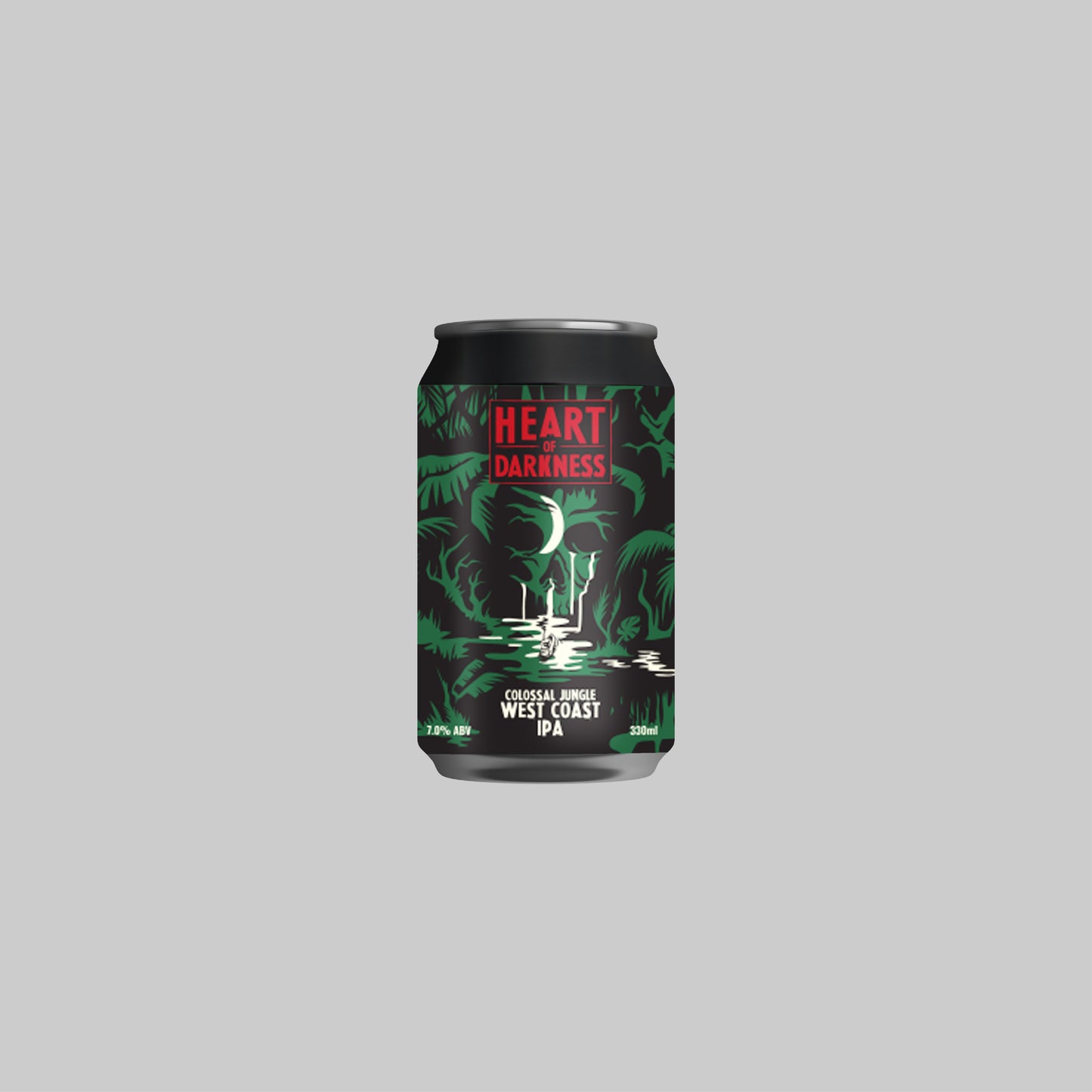 Heart Of Darkness Colossal Jungle West Coast IPA Can 330ml 7.0% - Time2Drink