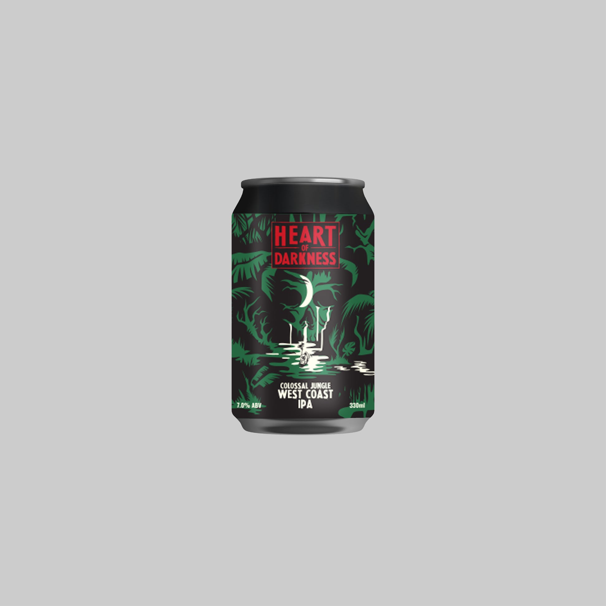 Heart Of Darkness Colossal Jungle West Coast IPA Can 330ml 7.0% - Time2Drink