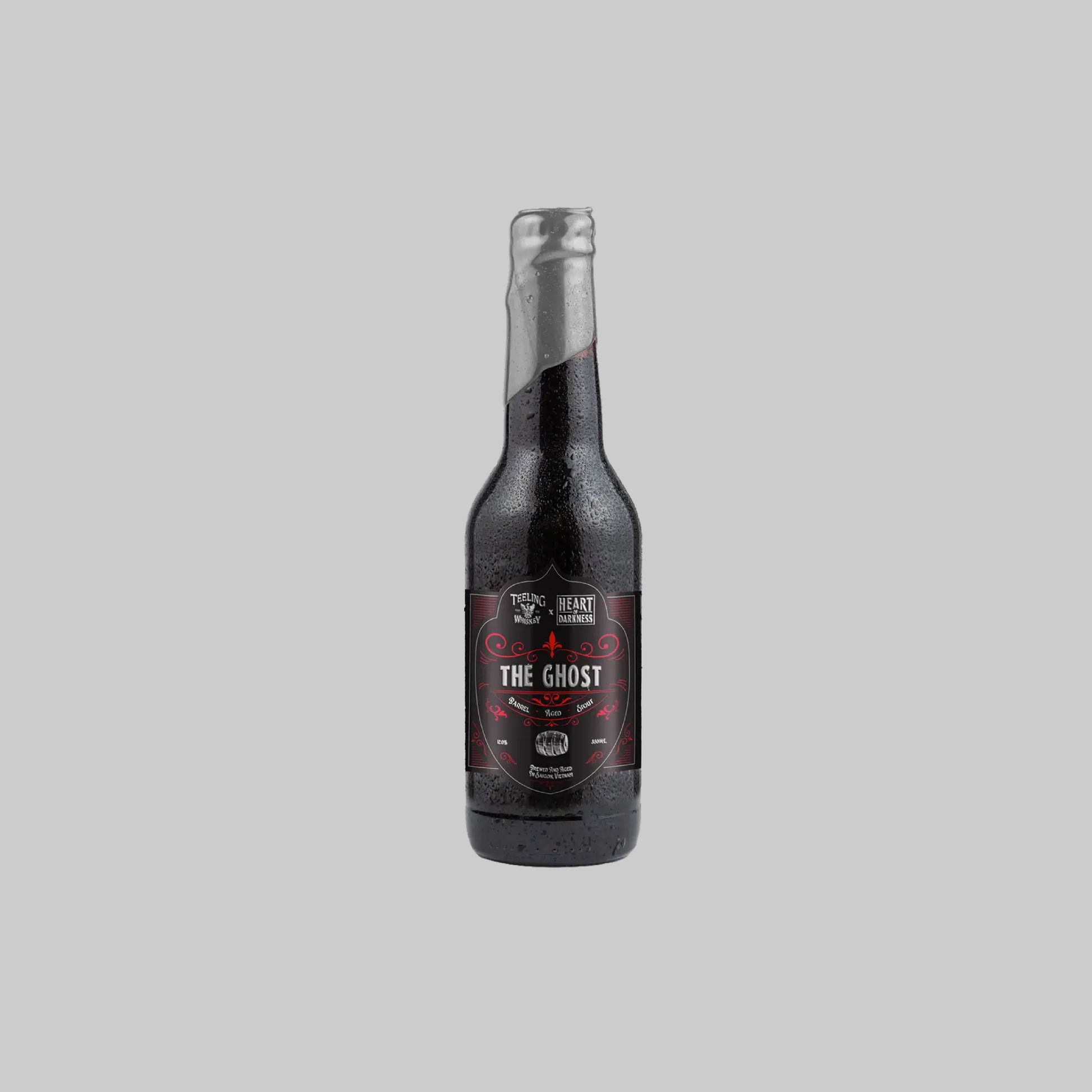 Heart Of Darkness HOD x Teeling Whiskey The Ghost Barrel Aged Stout Bottle 330ml 12.0% - Time2Drink