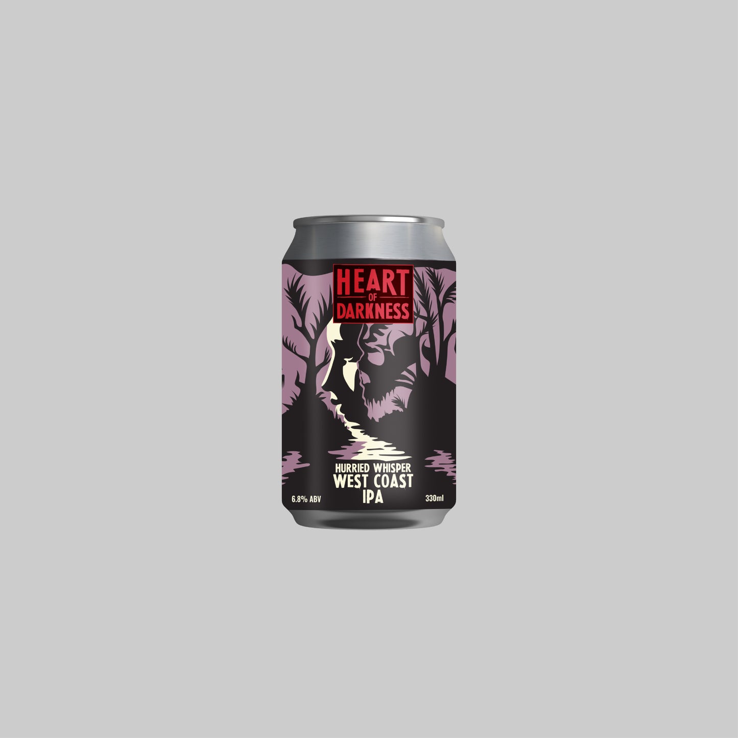 Heart Of Darkness Hurried Whisper West Coast IPA Can 330ml 6.8% - Time2Drink