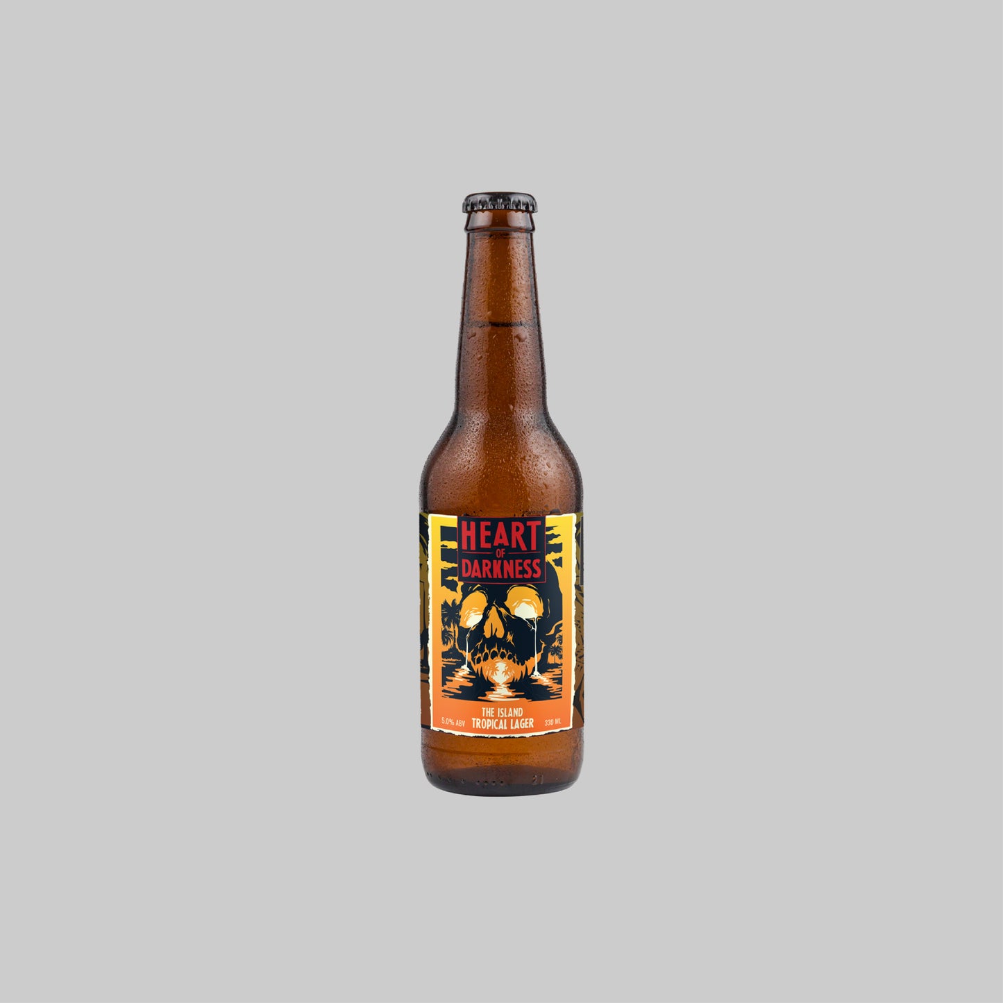 Heart Of Darkness The Island Tropical Lager Bottle 330ml 5.0% - Time2Drink