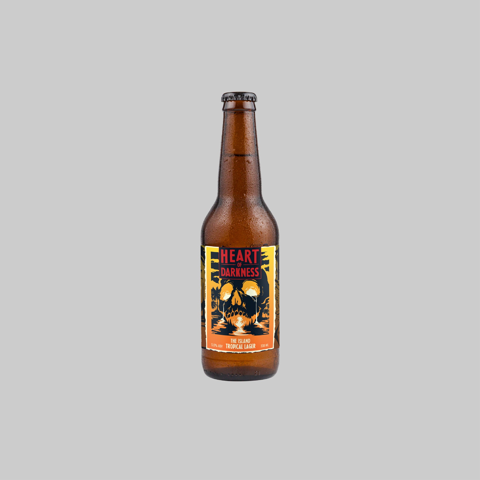 Heart Of Darkness The Island Tropical Lager Bottle 330ml 5.0% - Time2Drink