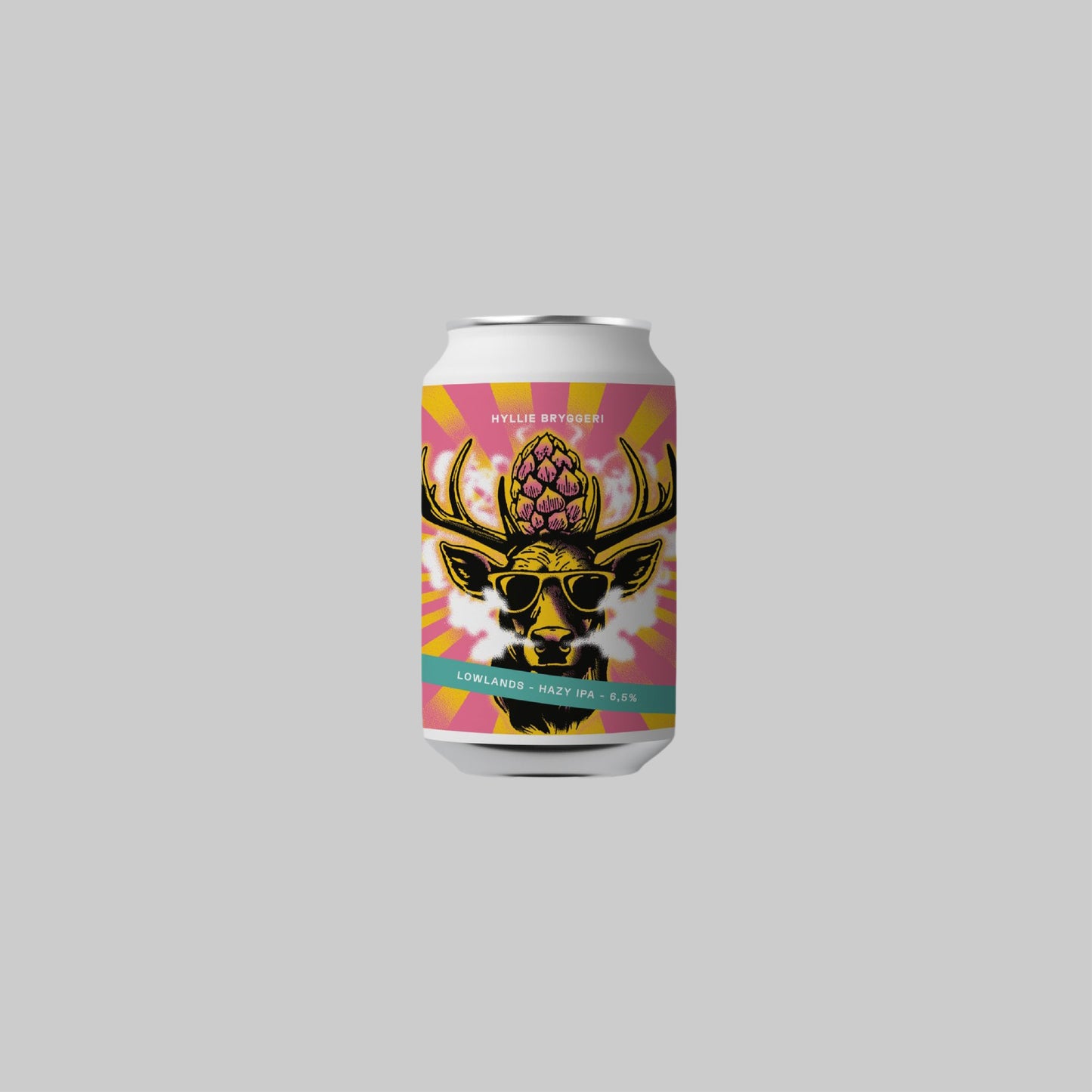 Hyllie Bryggeri Lowlands Hazy IPA Can 330ml 6.5% - Time2Drink