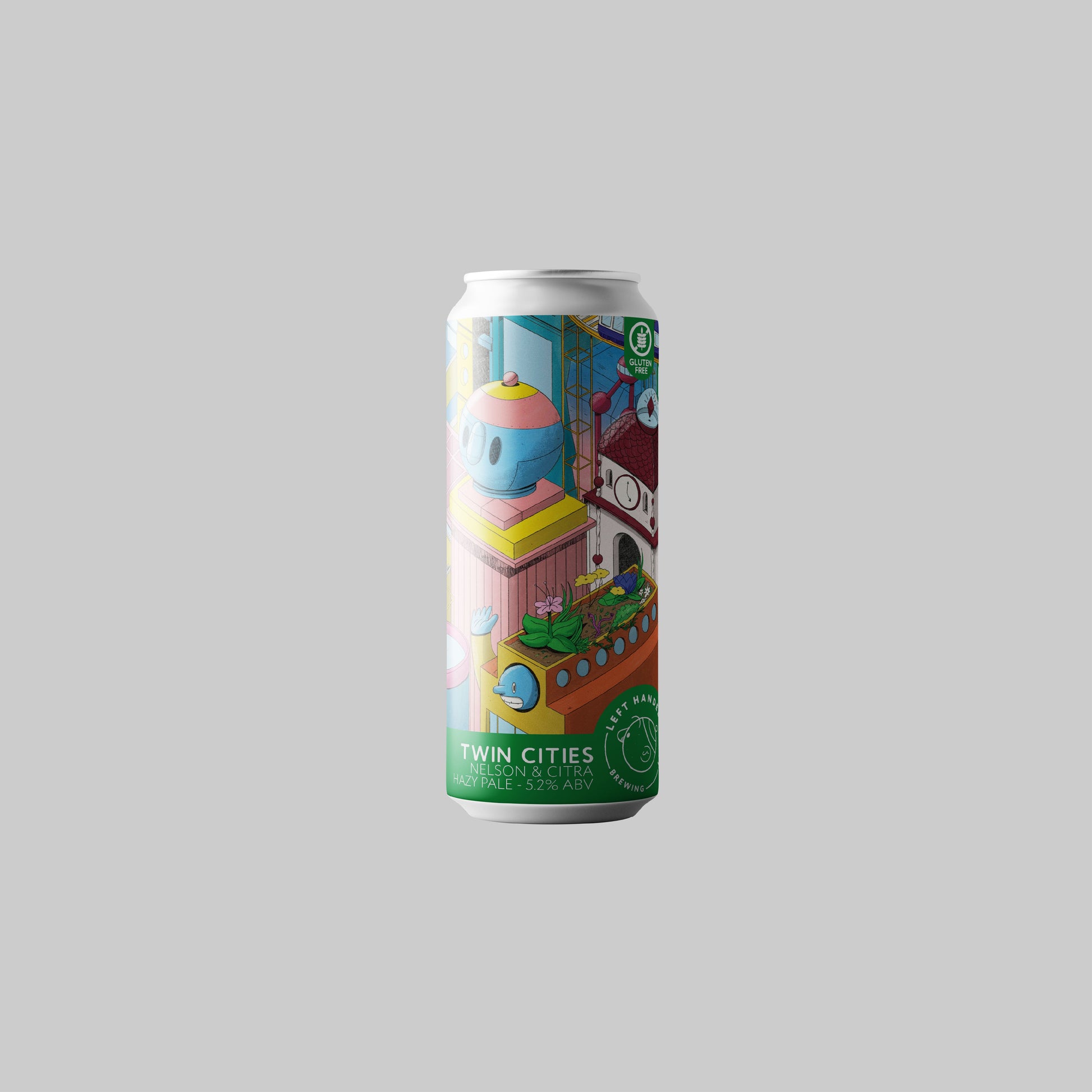 Left Handed Giant Cities: Nelson & Citra Hazy Pale Can 440ml 5.2% | Time2Drink