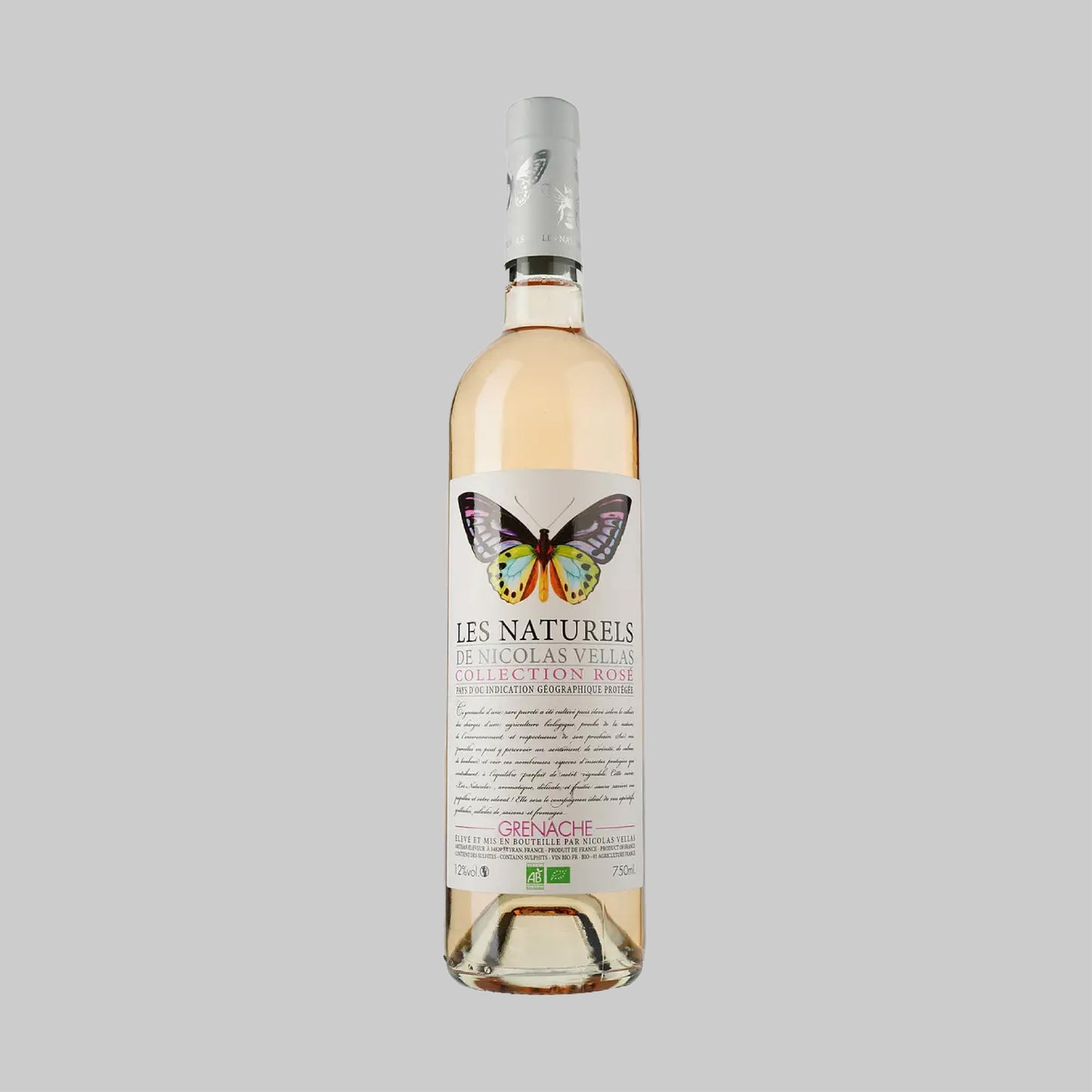 Les Naturels Grenache Rosé IGP Pays d’Oc 2022 750ml 12.0% | Time2Drink