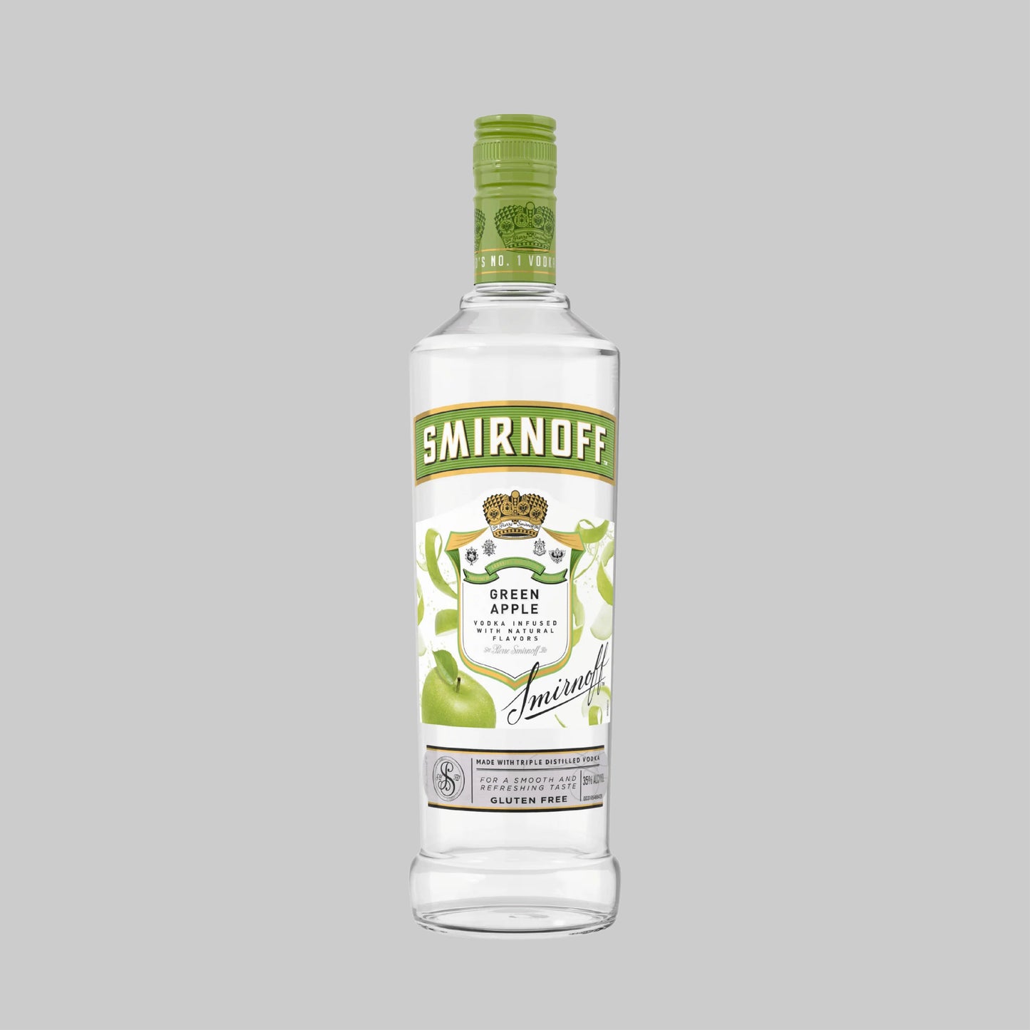 Smirnoff Vodka Green Apple 700ml 35.0% - Time2Drink