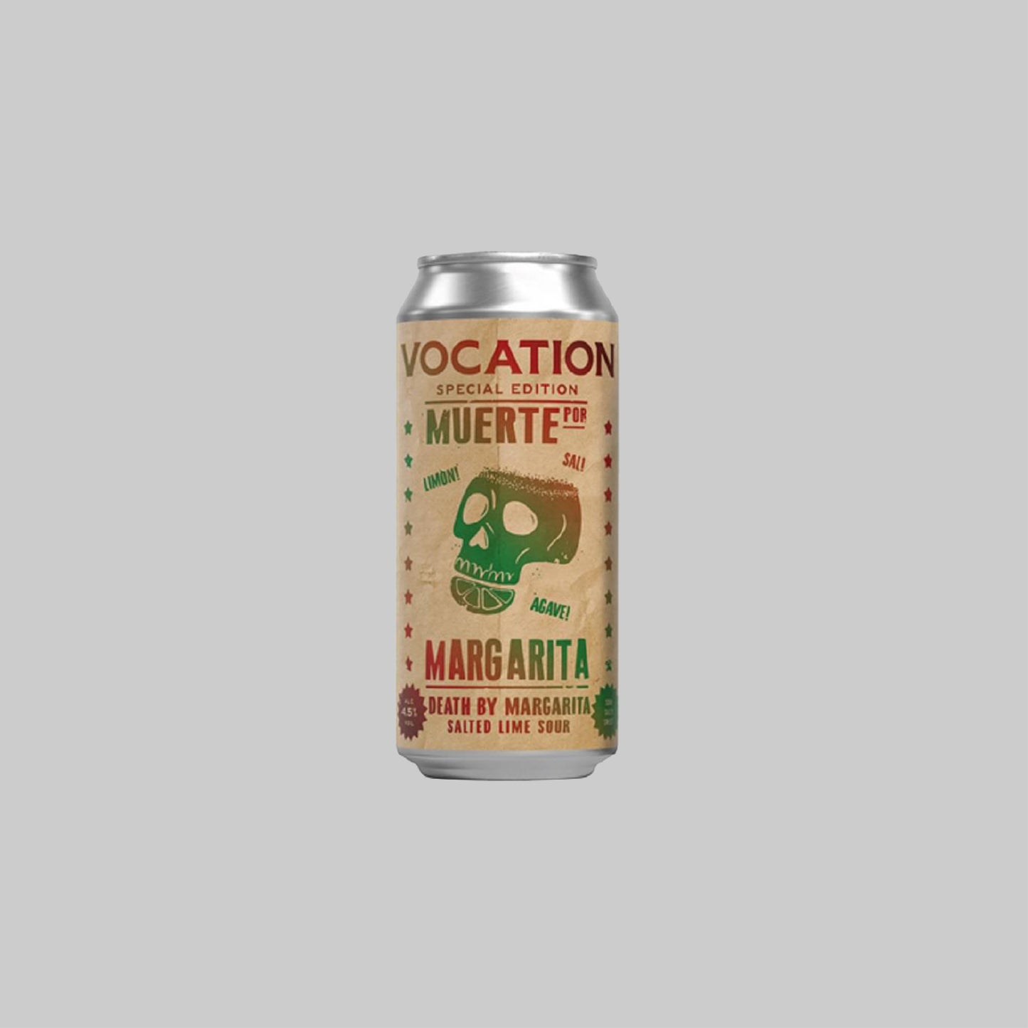 Vocation Death By Margarita Salted Lime Sour Can 440ml 4.5% - Time2Drink