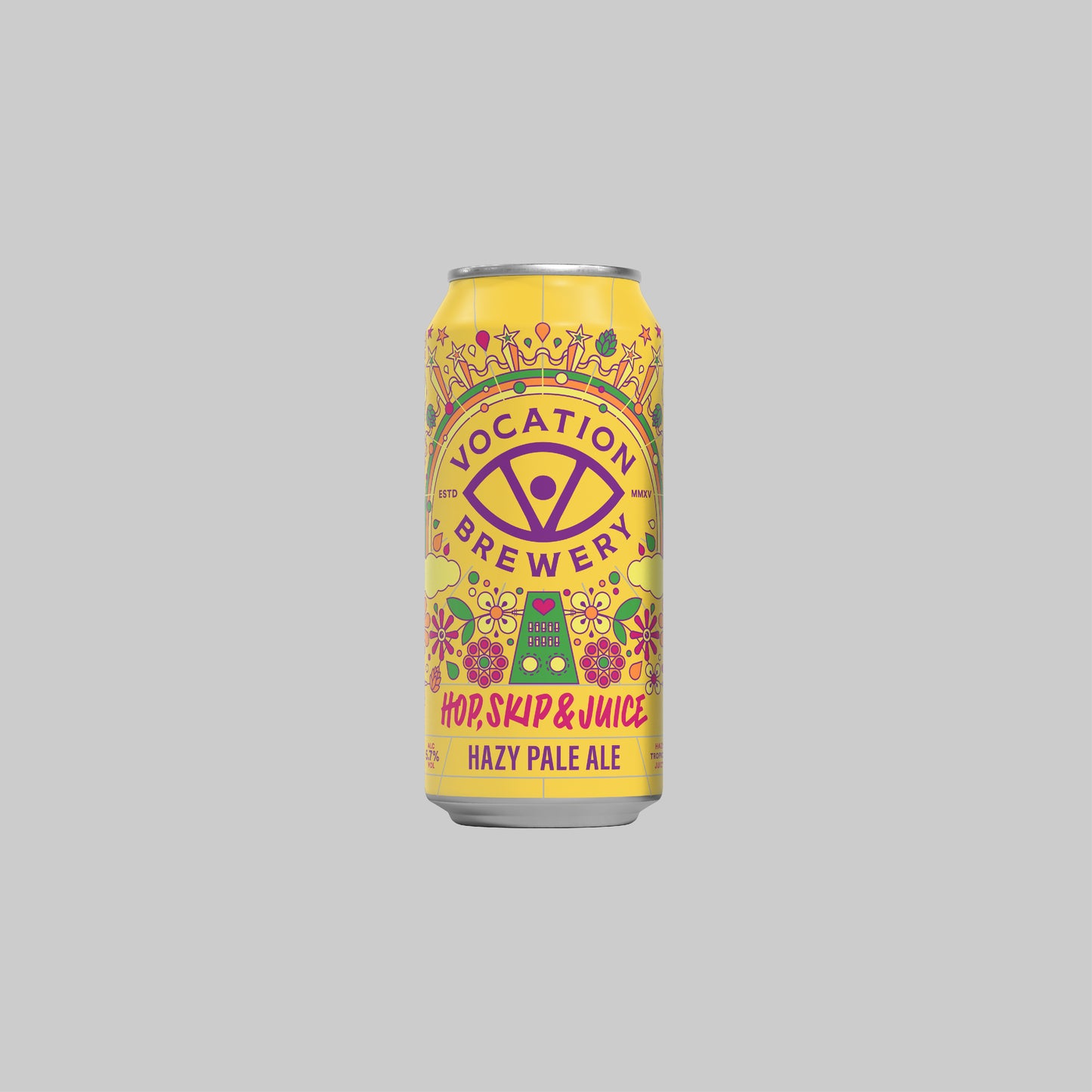 Vocation Hop, Skip & Juice NE Pale Ale Can 440ml 5.7% - Time2Drink