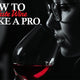 A close-up of a woman smelling red wine from a glass, illustrating the “Smell” step in the wine tasting process as part of the “How to Taste Wine Like a Pro” technique.