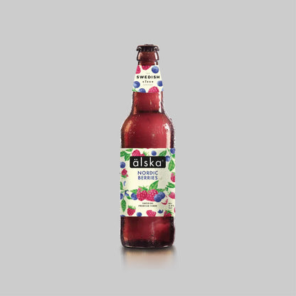 Alska Nordic Berries Swedish Cider Bottle 500ml 4.0%