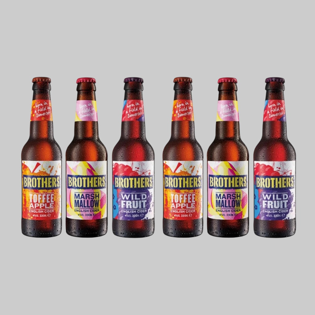 6x Brothers English Cider Mixed Bundle Bottle 330ml | Time2Drink