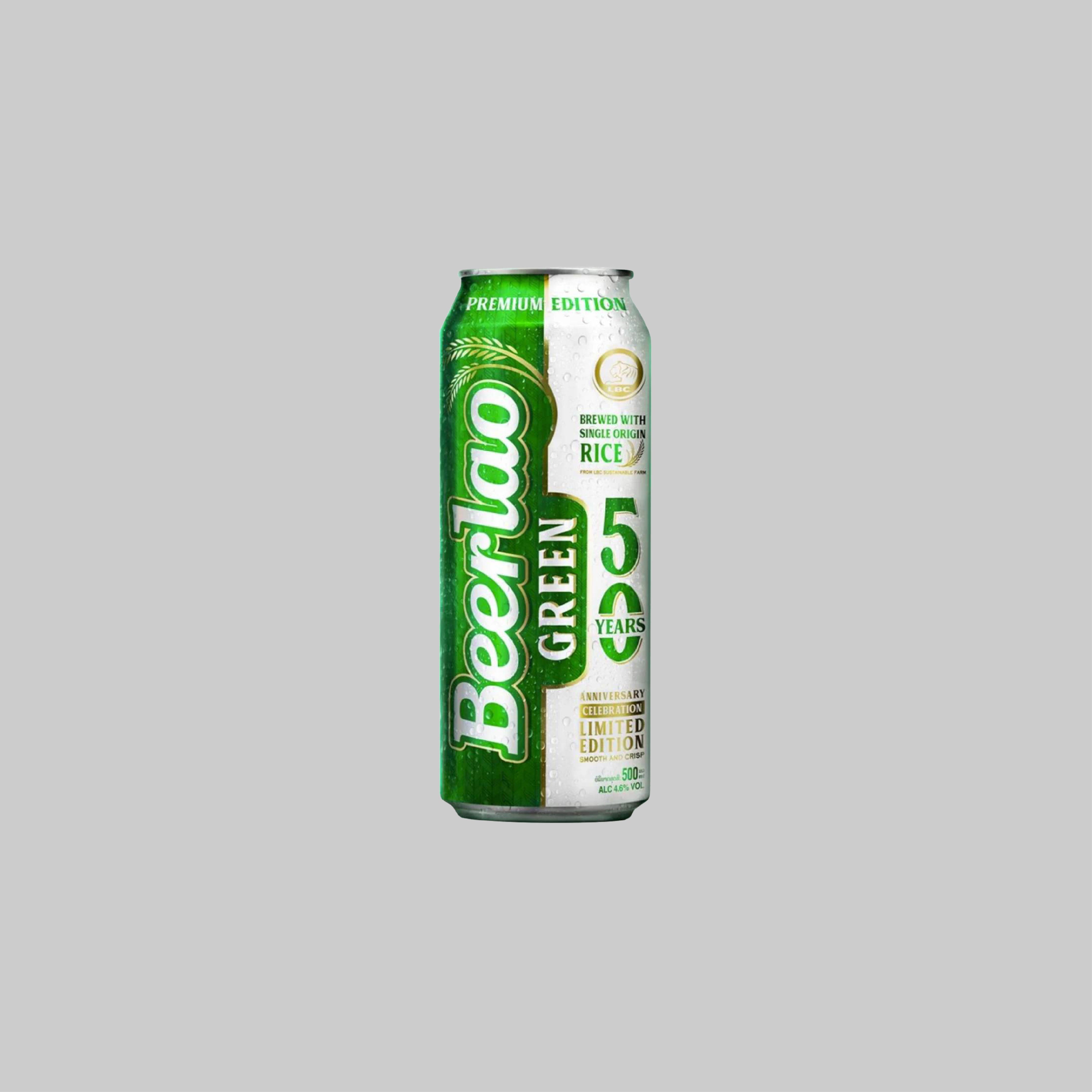 Beerlao Green Can 500ml 4.6% | Time2Drink