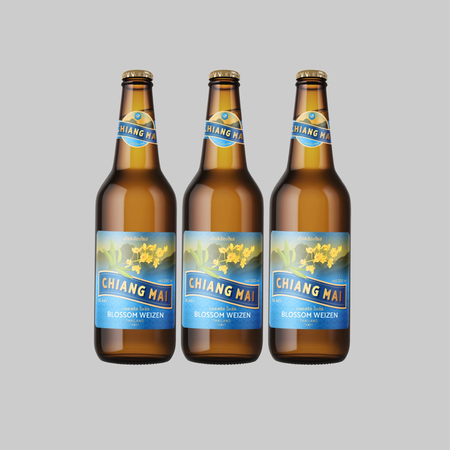 Chiang Mai Blossom Weizen Bottle 330ml 5.0% (Pack of 3) - Time2Drink