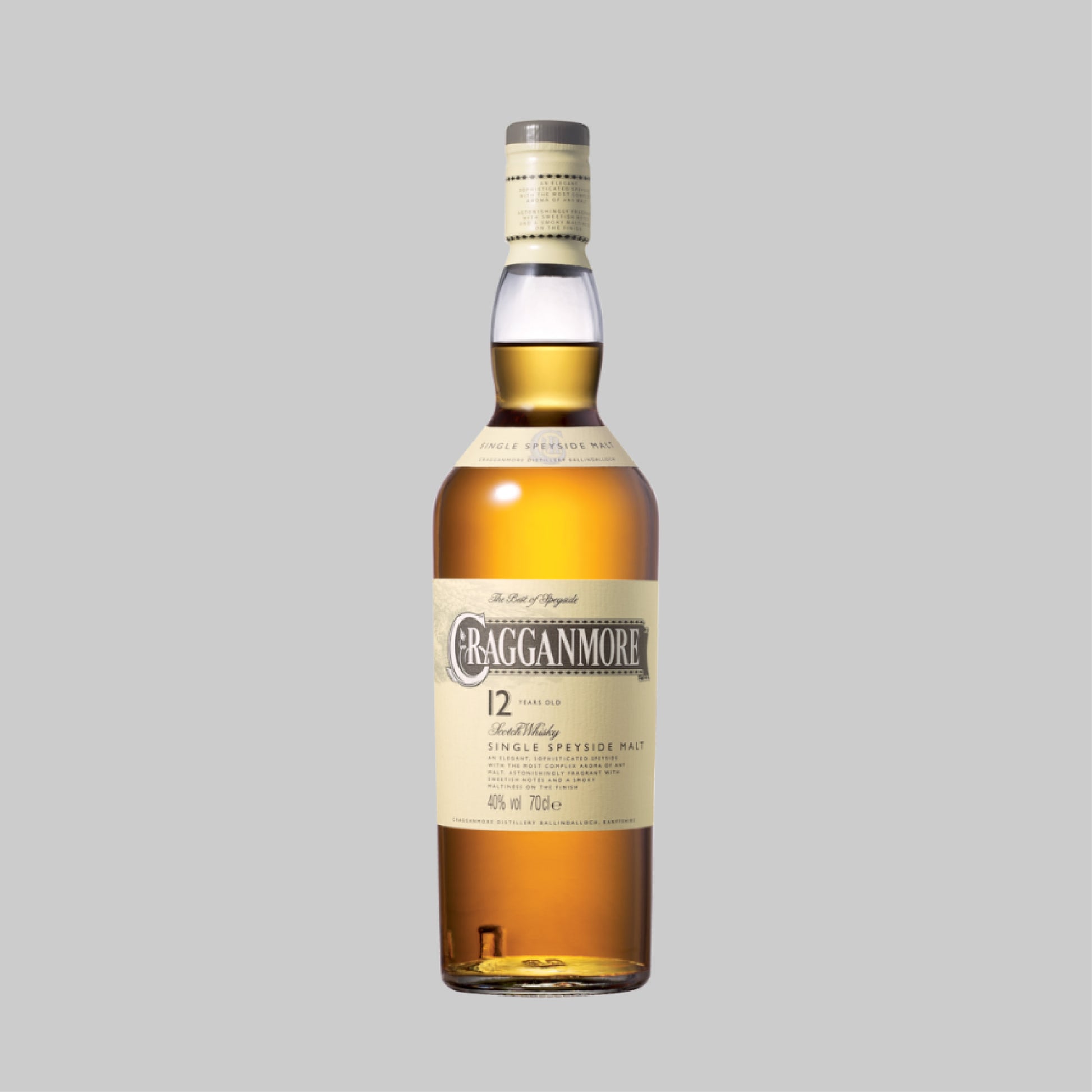 Cragganmore 12 Years Old Single Malt Scotch Whisky 700ml 40.0% - Time2Drink