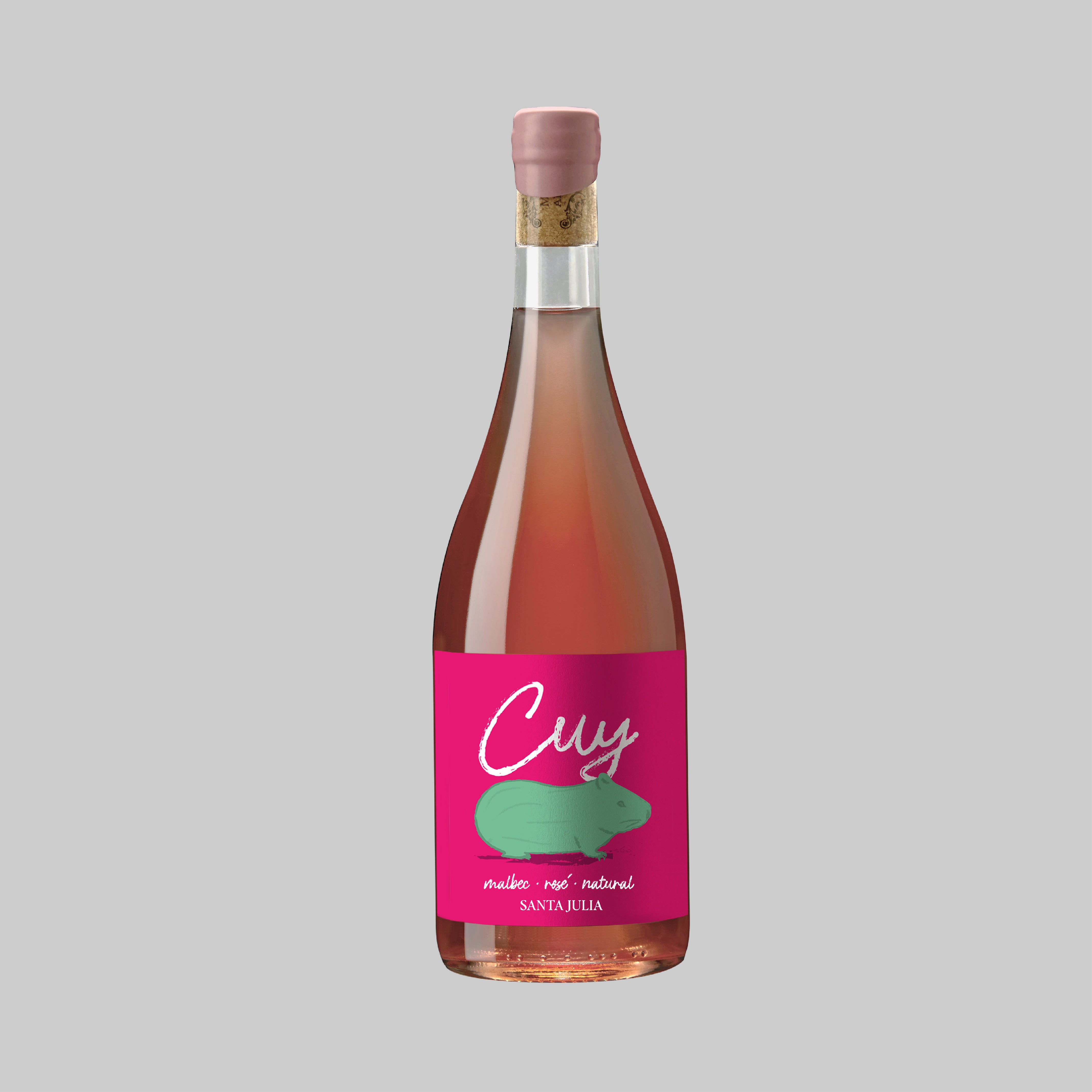 Cuy Malbec Rosé Natural Wine 2025 750ml 13.0% | TIME2DRINK