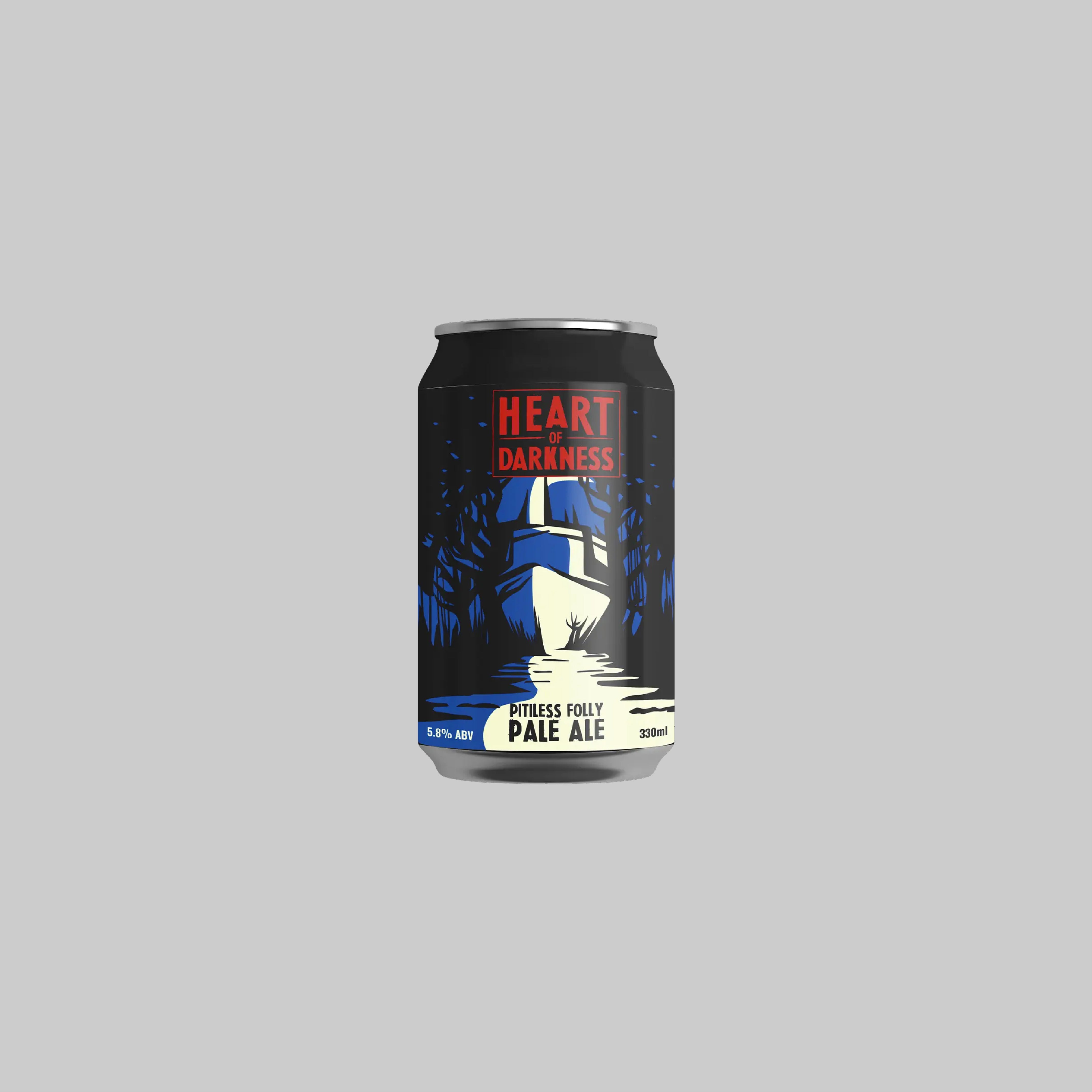Heart Of Darkness Pitiless Folly Pale Ale Can 330ml 5.8% - Time2Drink