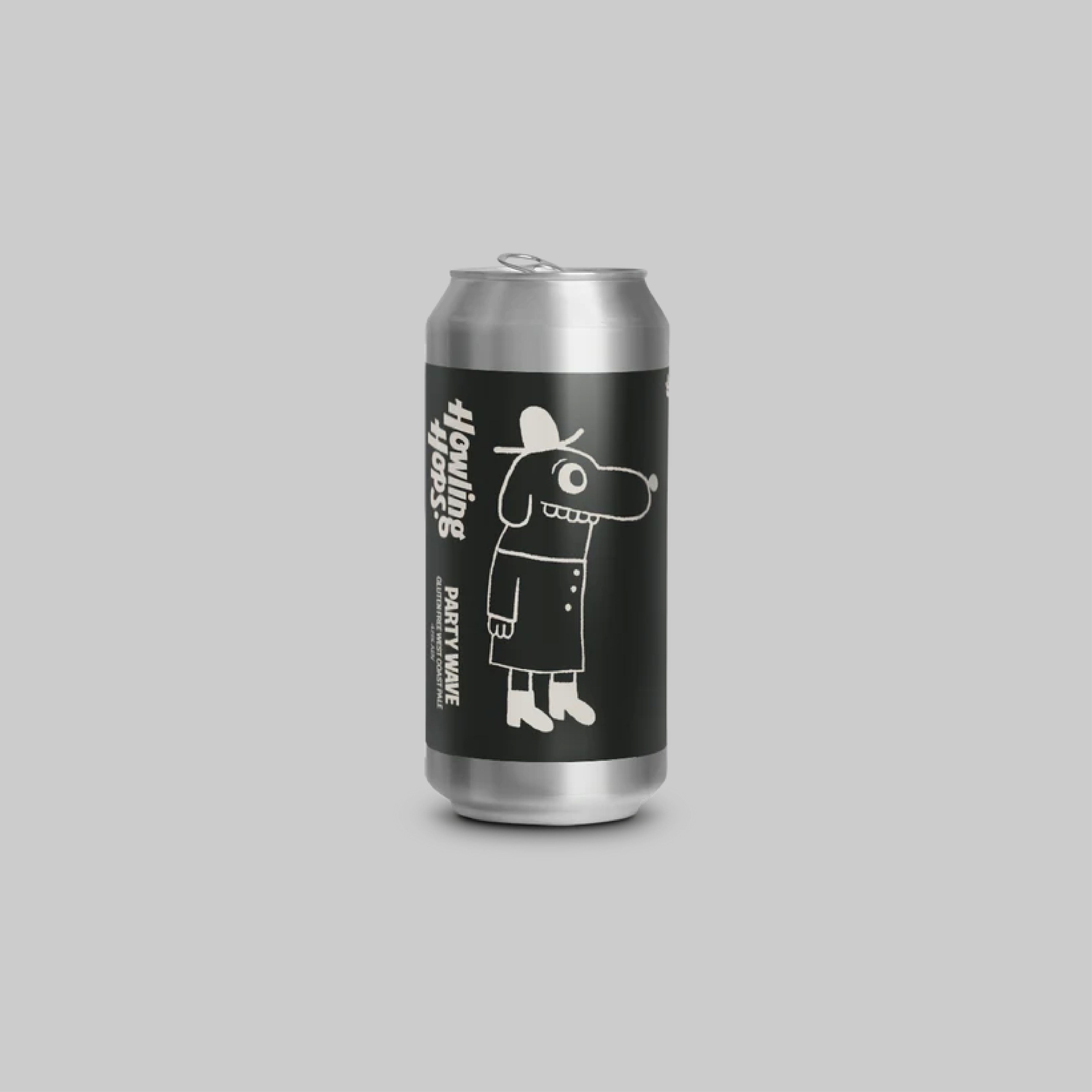 Howling Hops Party Wave Gluten Free Pale Ale Can 440ml 4.5% | Time2Drink