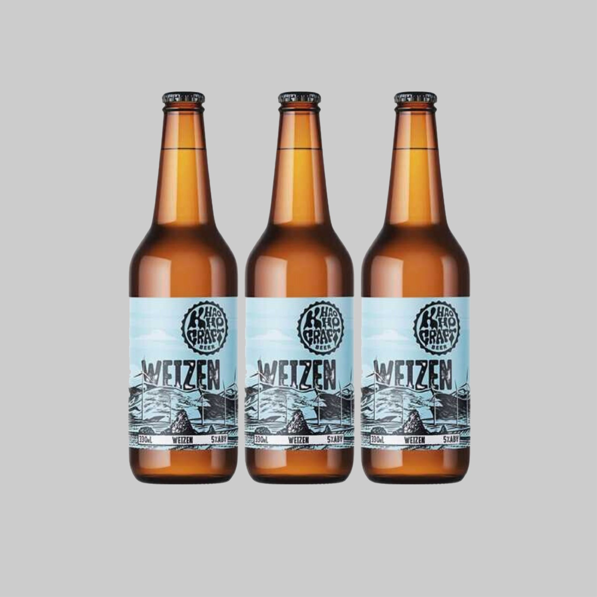 KhaoKho Craft Weizen Bottle 330ml 5.0% (Pack of 3) - Time2Drink