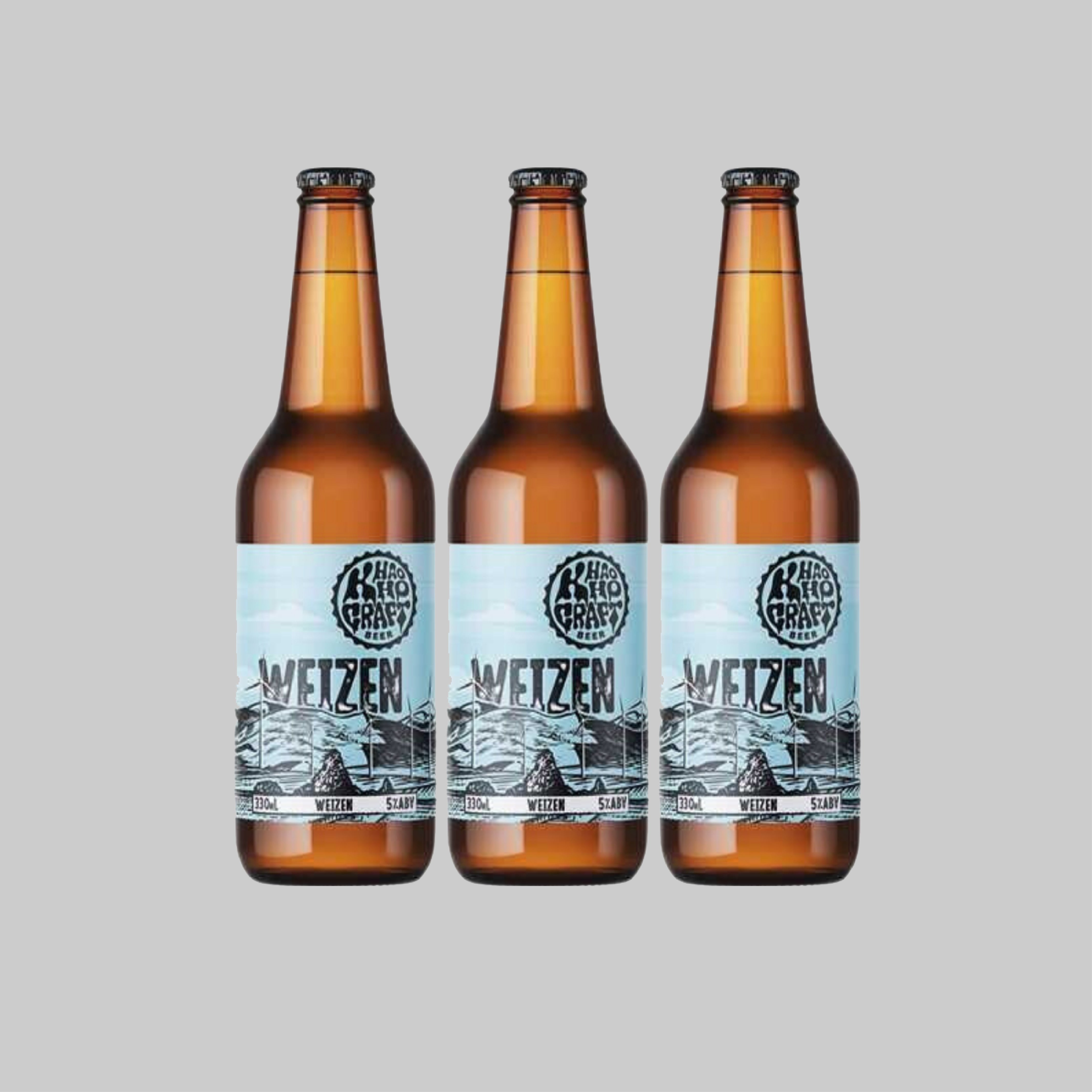 KhaoKho Craft Weizen Bottle 330ml 5.0% (Pack of 3) - Time2Drink