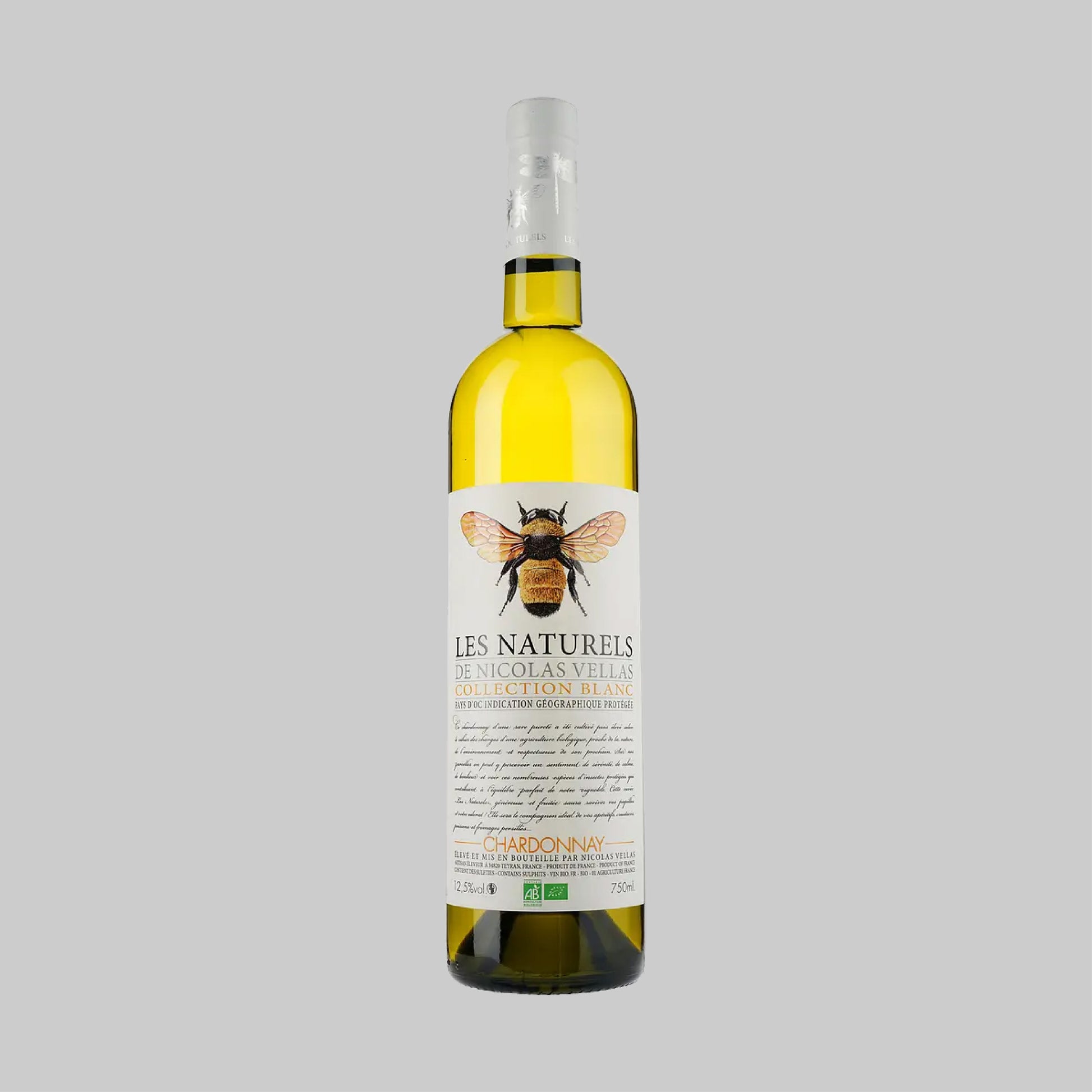 Les Naturels Chardonnay IGP Pays d’Oc 2022 750ml 12.5% | Time2Drink