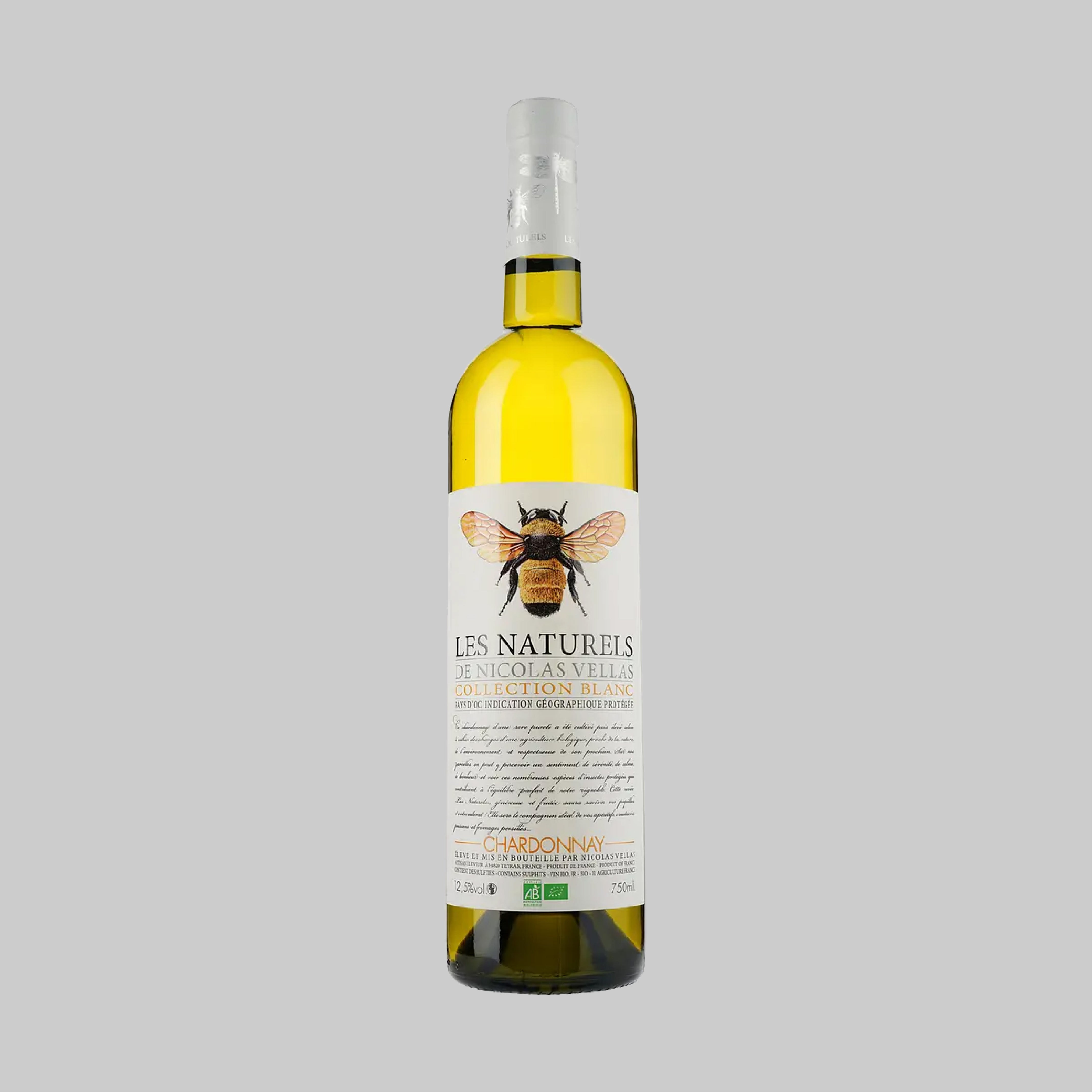 Les Naturels Chardonnay IGP Pays d’Oc 2022 750ml 12.5% | Time2Drink