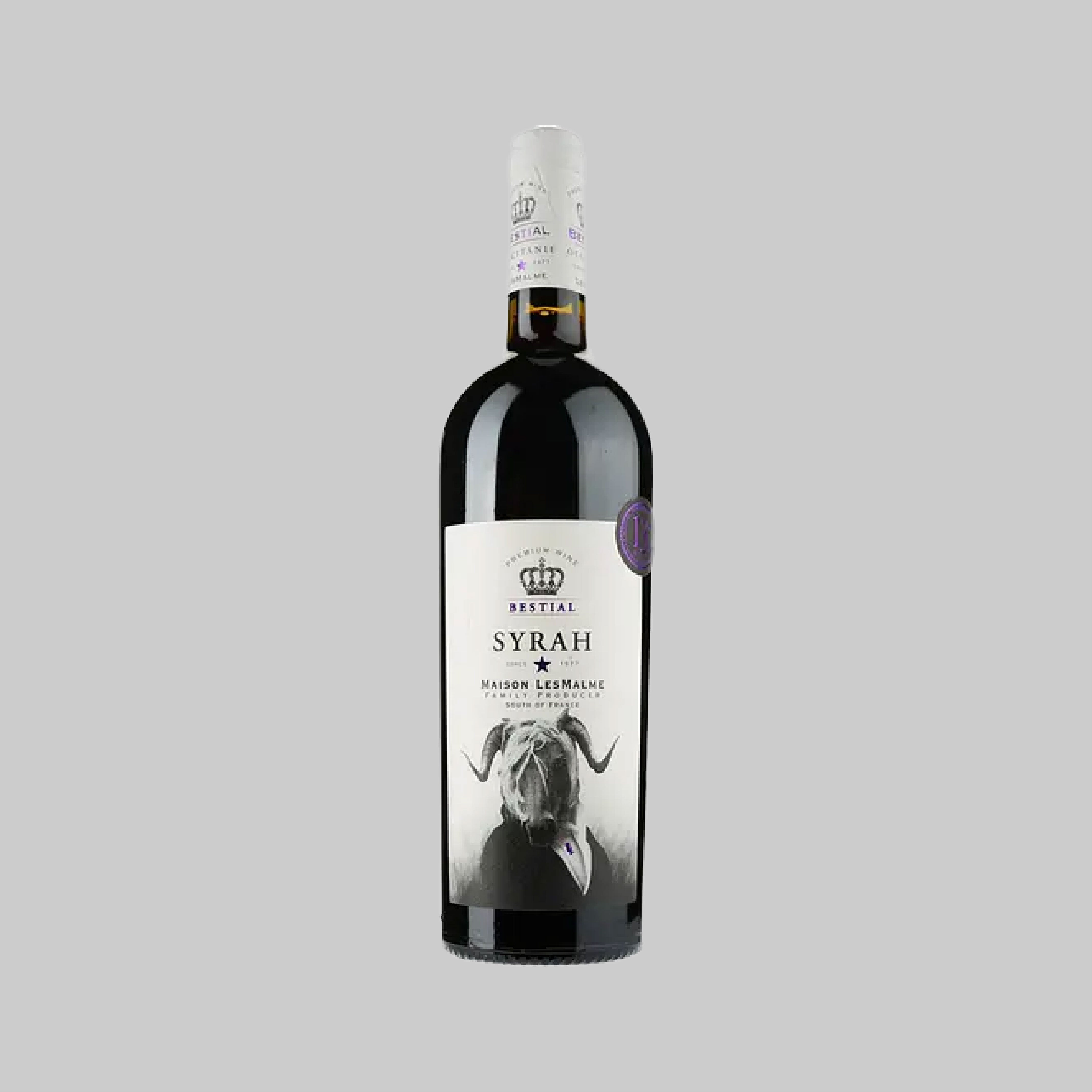 Maison Lesmalme Bestial Syrah IGP Pays d’Oc 2021 750ml 13.5% | Time2Drink