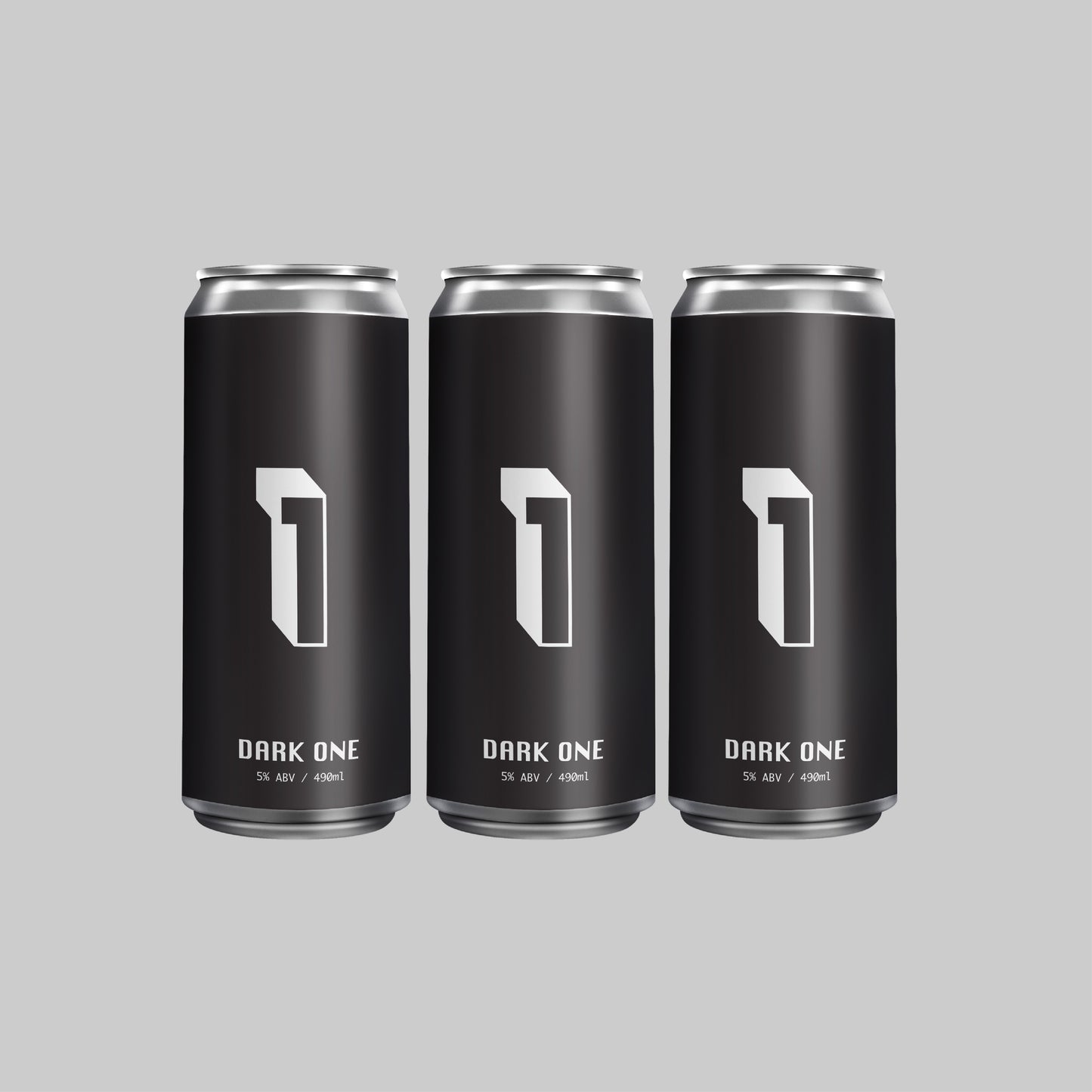 Overnight Dark One Dark Lager Can 490ml 5.0% (Pack of 3) - Time2Drink