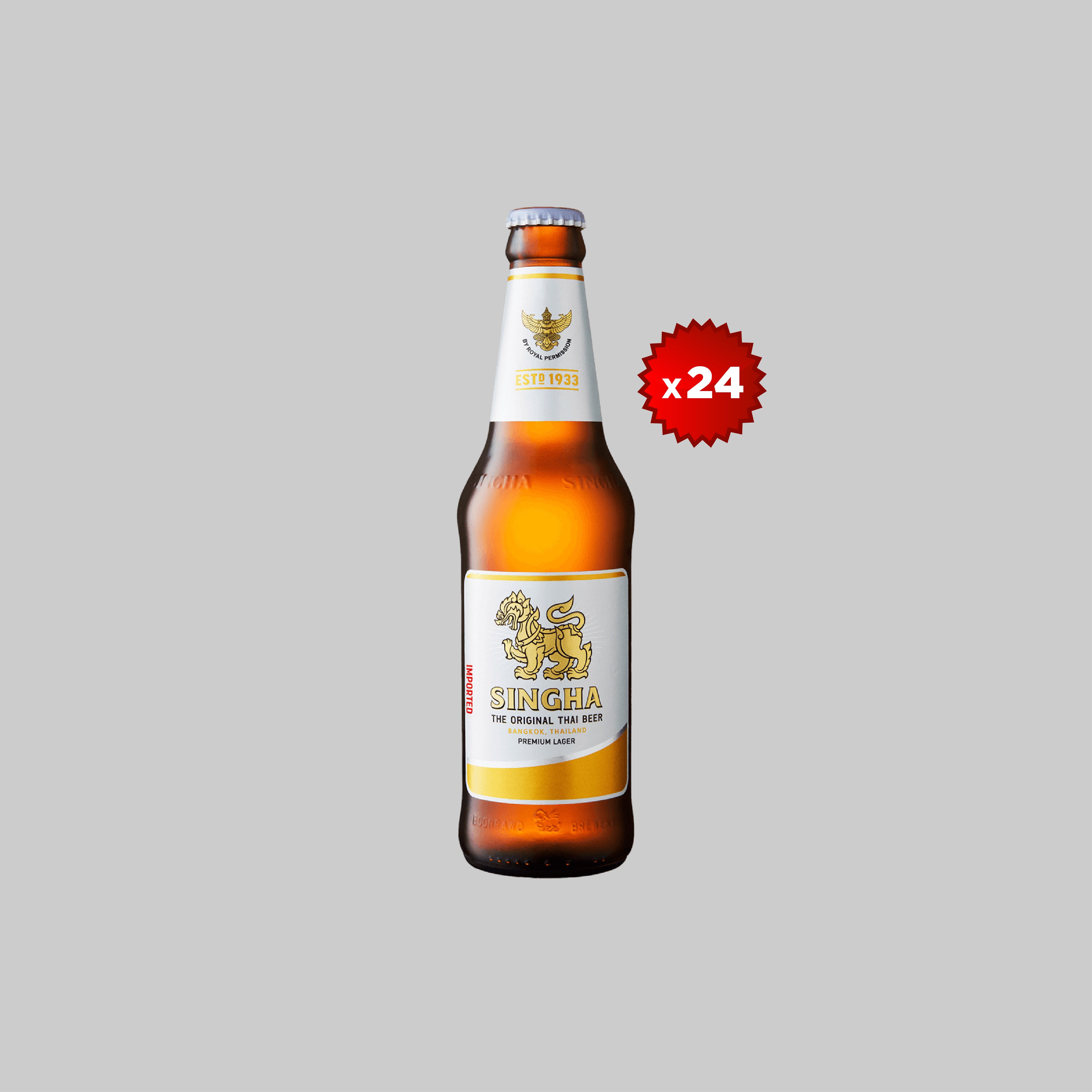 Singha Small Bottle 24x320ml 5.0% | Time2Drink