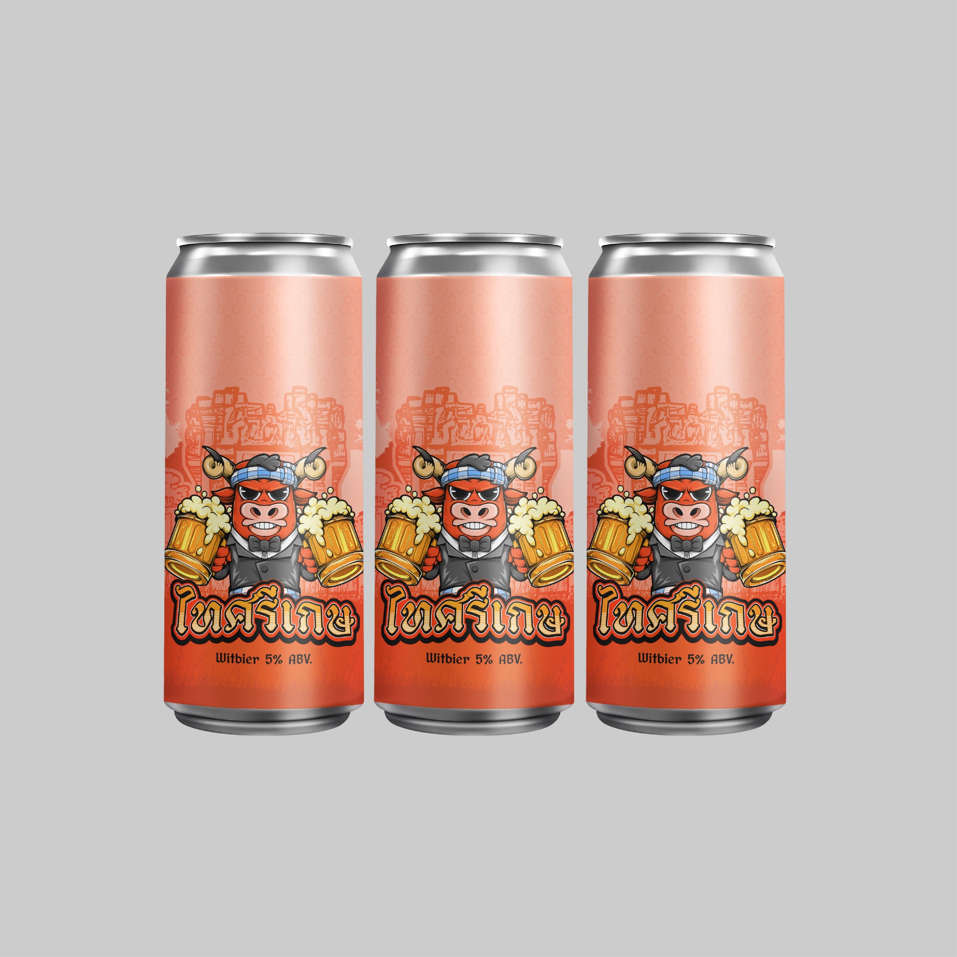 Sisaket Brewery Taisiket Witbier Can 490ml 5.0% (Pack of 3) - Time2Drink