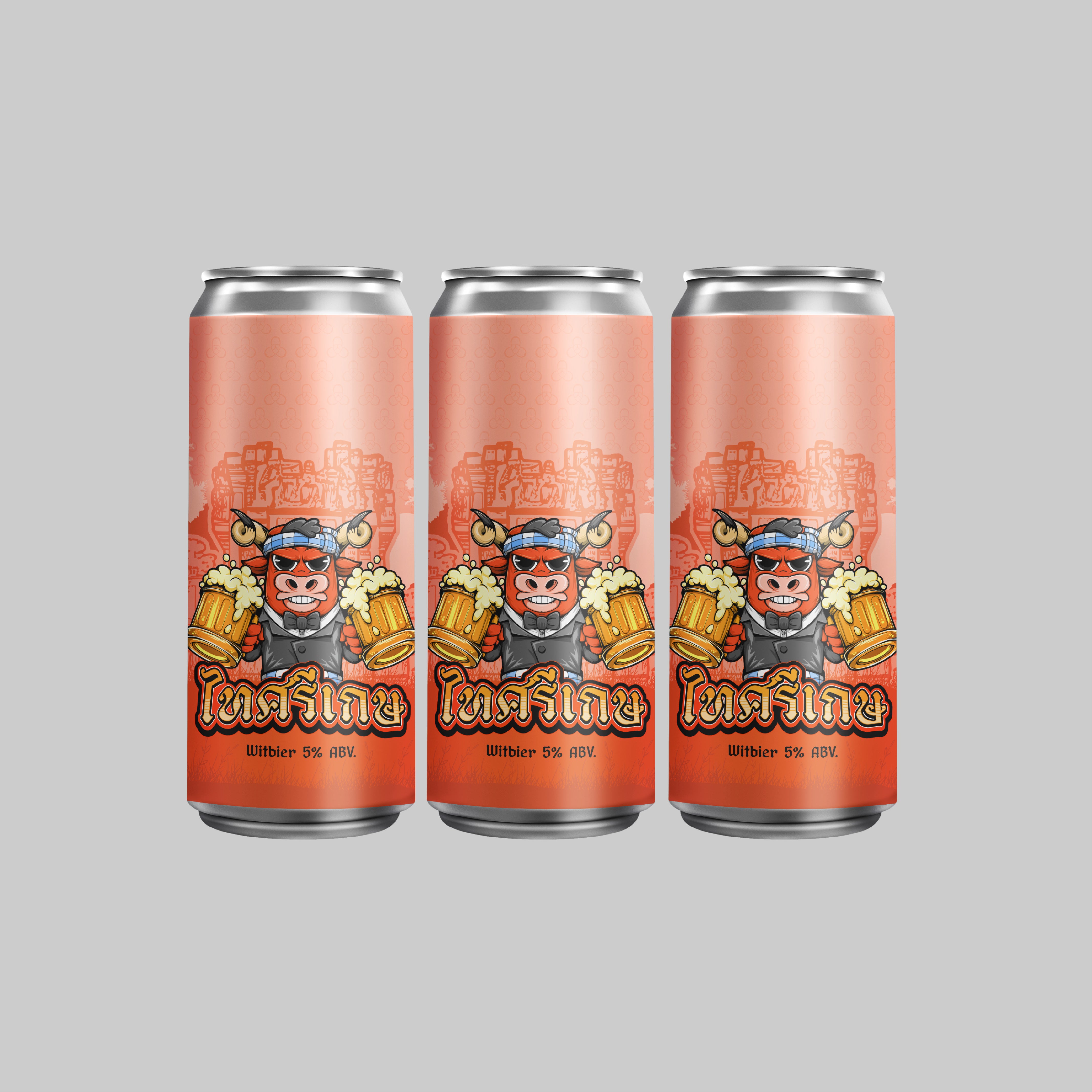 Sisaket Brewery Taisiket Witbier Can 490ml 5.0% (Pack of 3) - Time2Drink