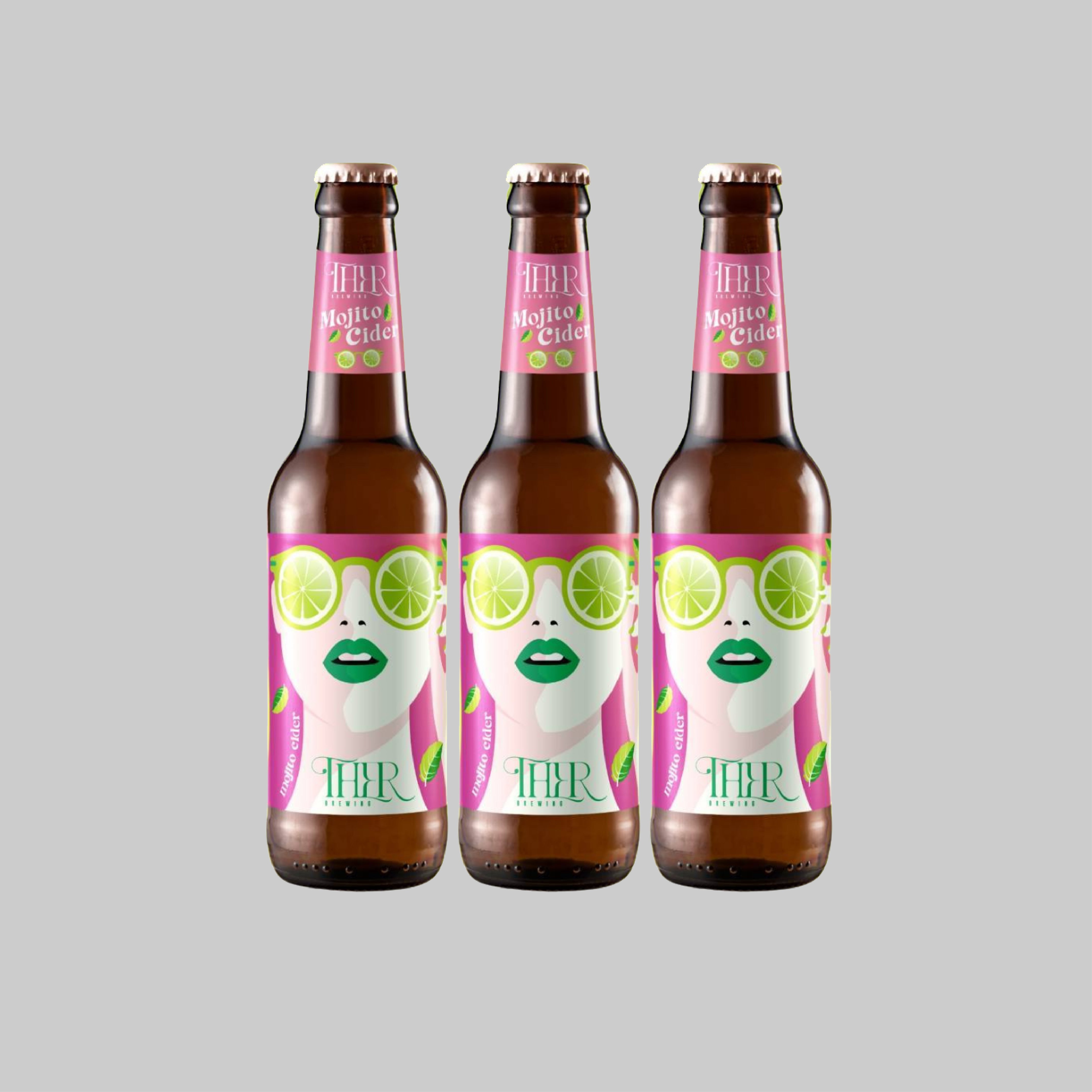 Ther Mojito Cider Bottle 330ml 4.8% (Pack of 3) - Time2Drink