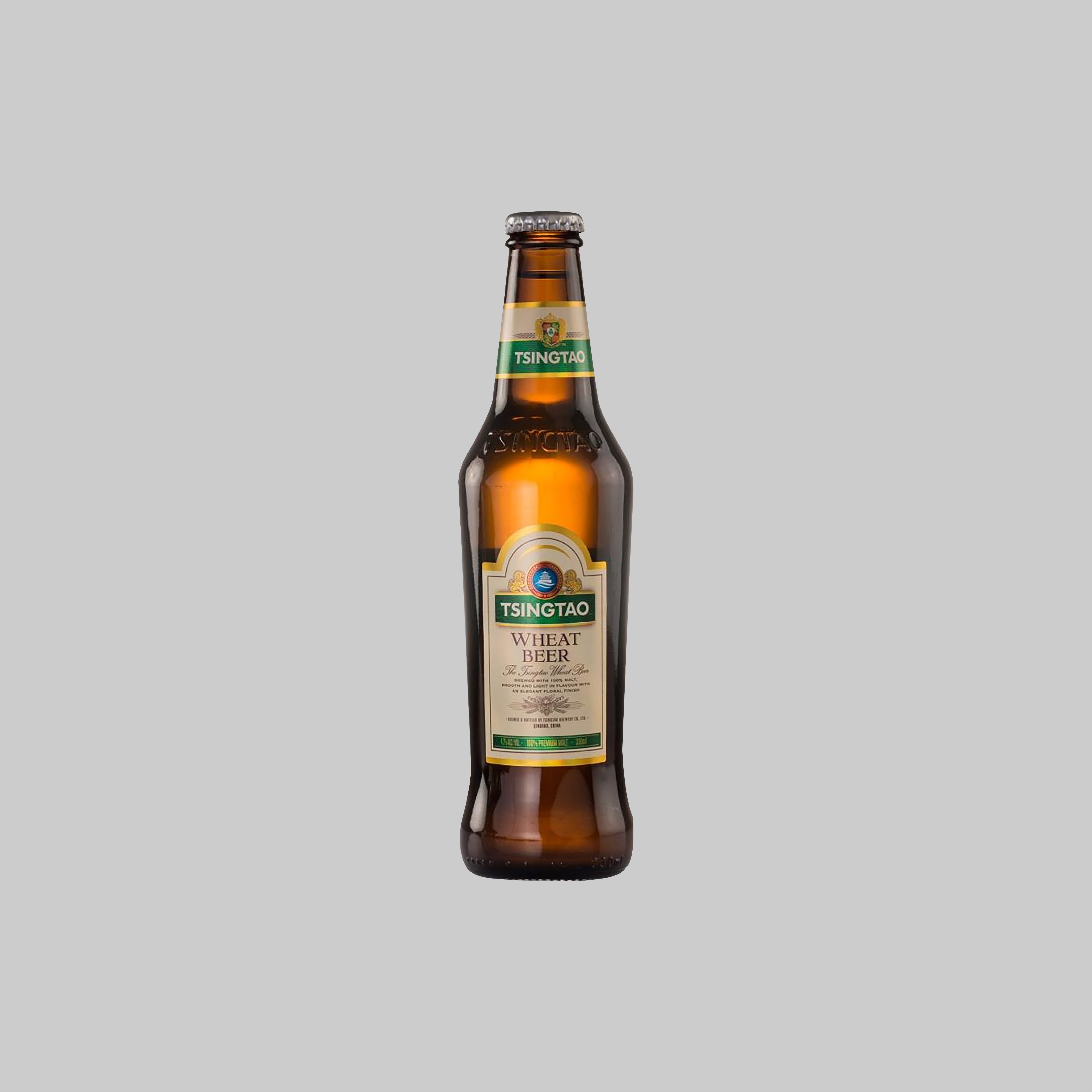 Tsingtao Wheat Beer Wheat Bottle 330ml 4.7% - Time2Drink